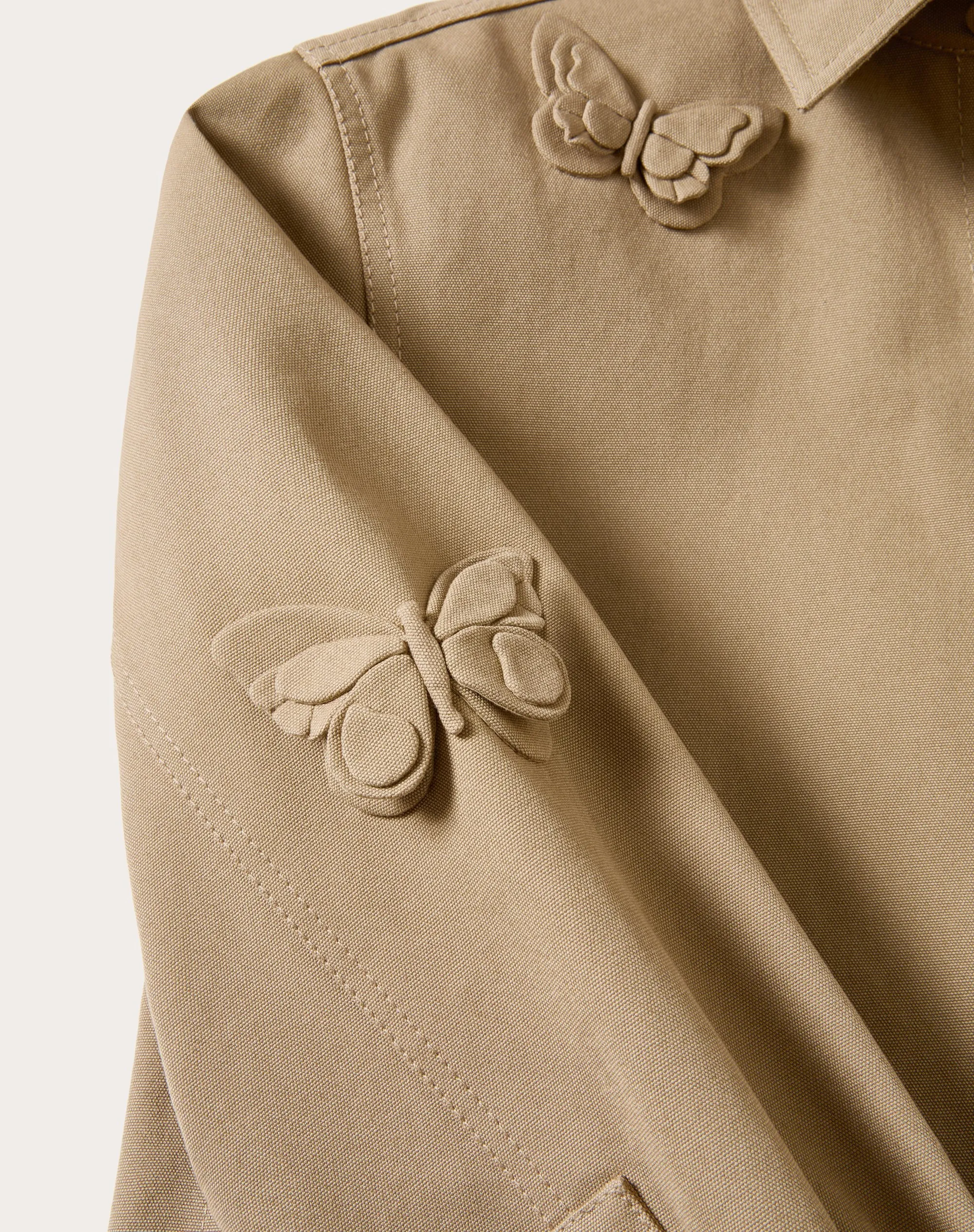 GIUBBINO IN COUTURE CANVAS RICAMATO