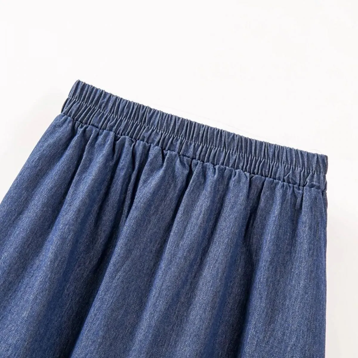 Gonna jeans Donna 2023 Gonna midi in denim delle nuove donne Gonna jeans a vita alta Gonna vintage A Line Patchwork Gonna a stra