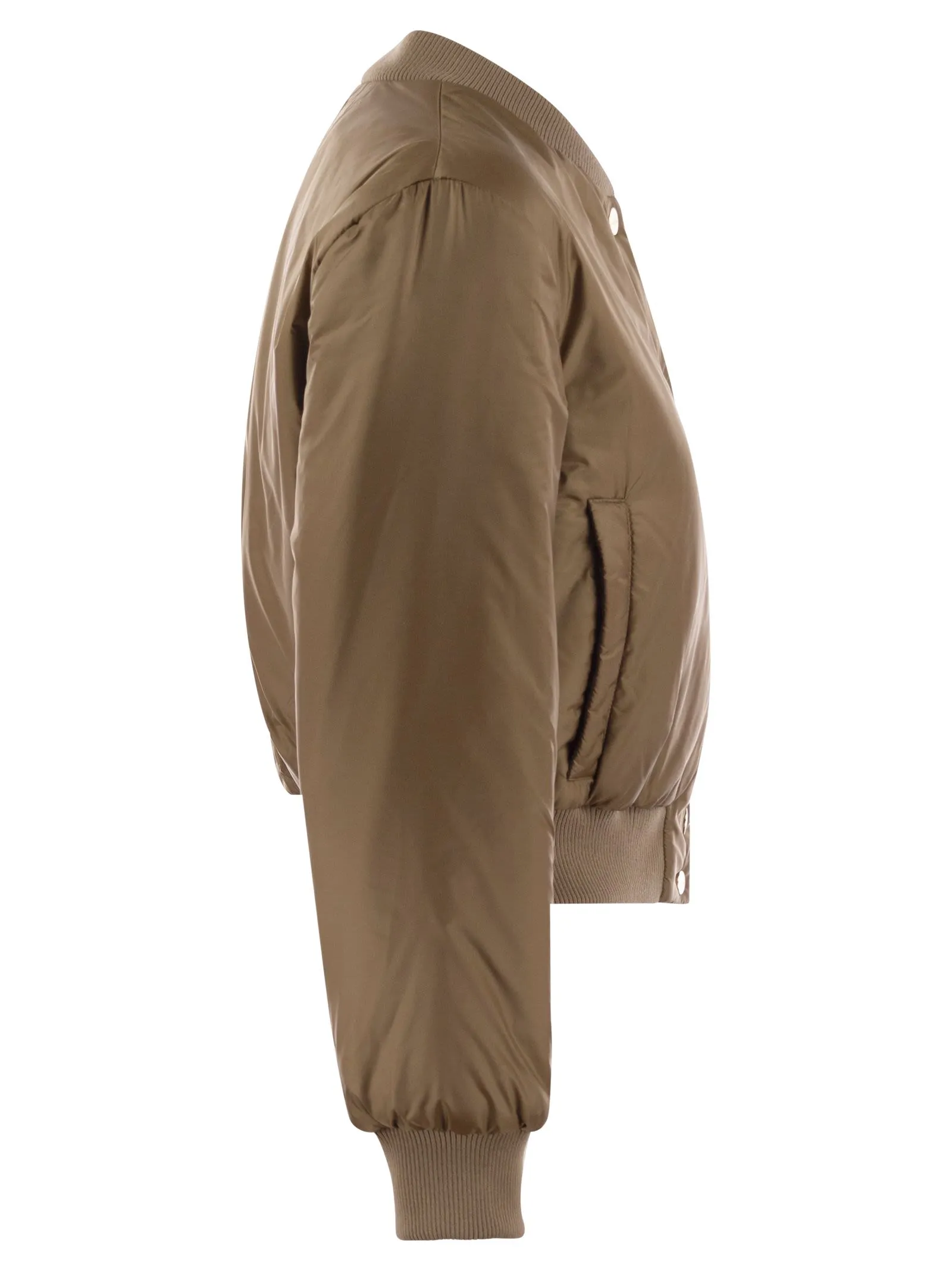 GREENBI – Reversible canvas bomber jacket