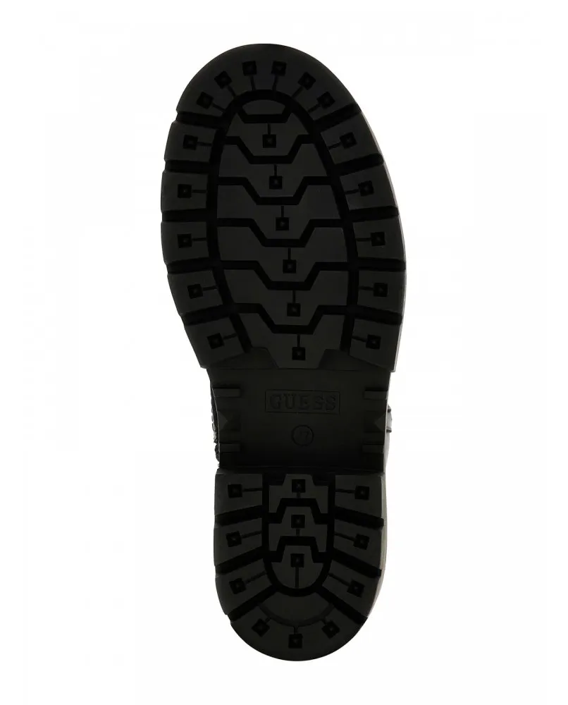 GUESS FL7OTTELE10 stivaletti biker anfibi rock pelle nero