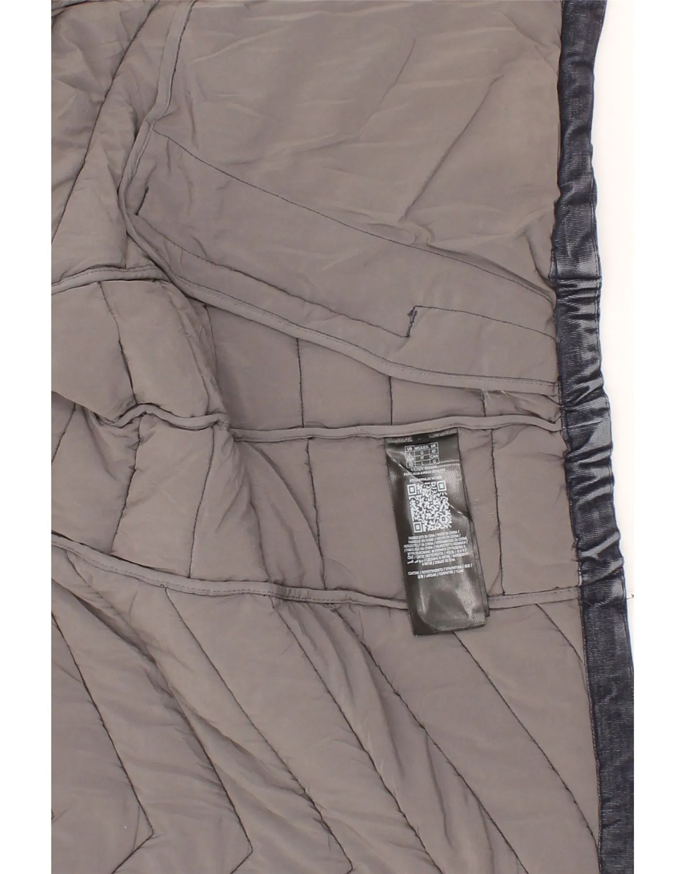 GUESS Mens Padded Jacket UK 40 Large Navy Blue Polyester