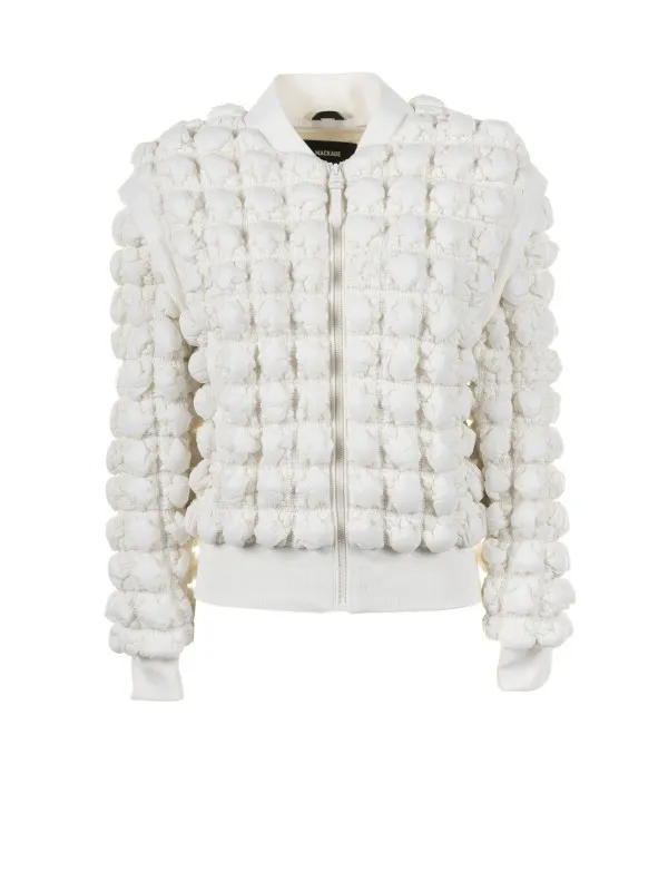 Helen diamond quilted bomber jacket