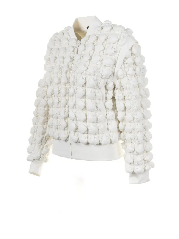 Helen diamond quilted bomber jacket