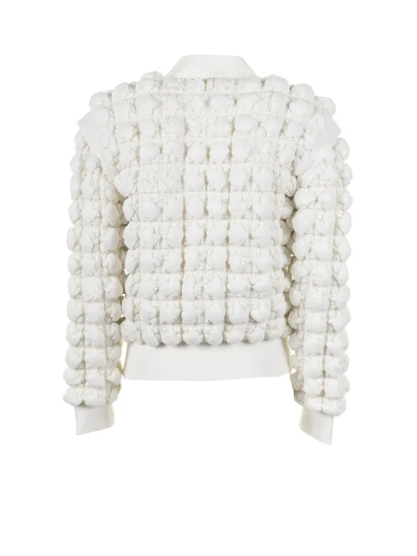Helen diamond quilted bomber jacket