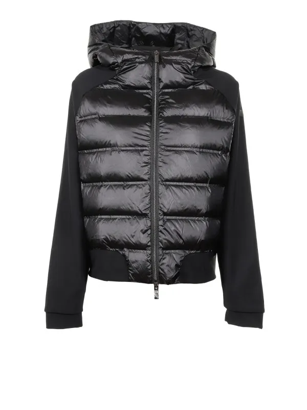 Hooded bomber jacket