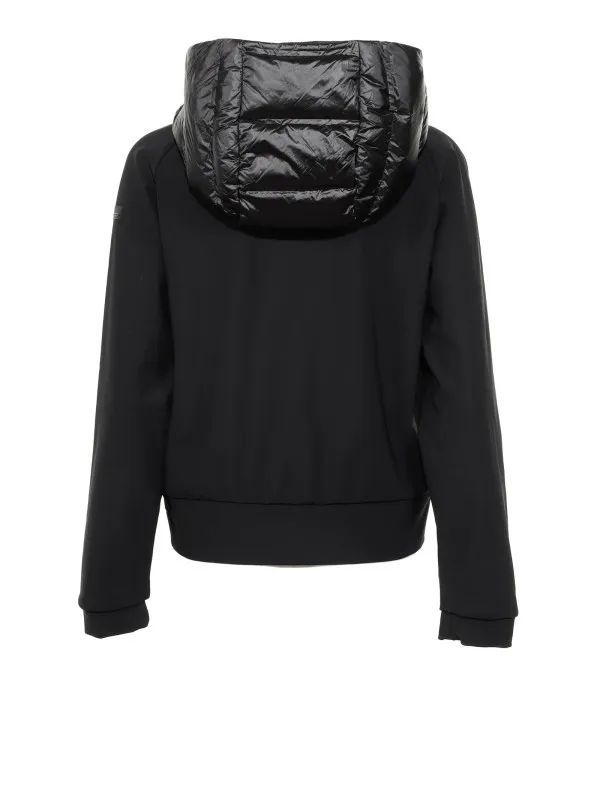 Hooded bomber jacket