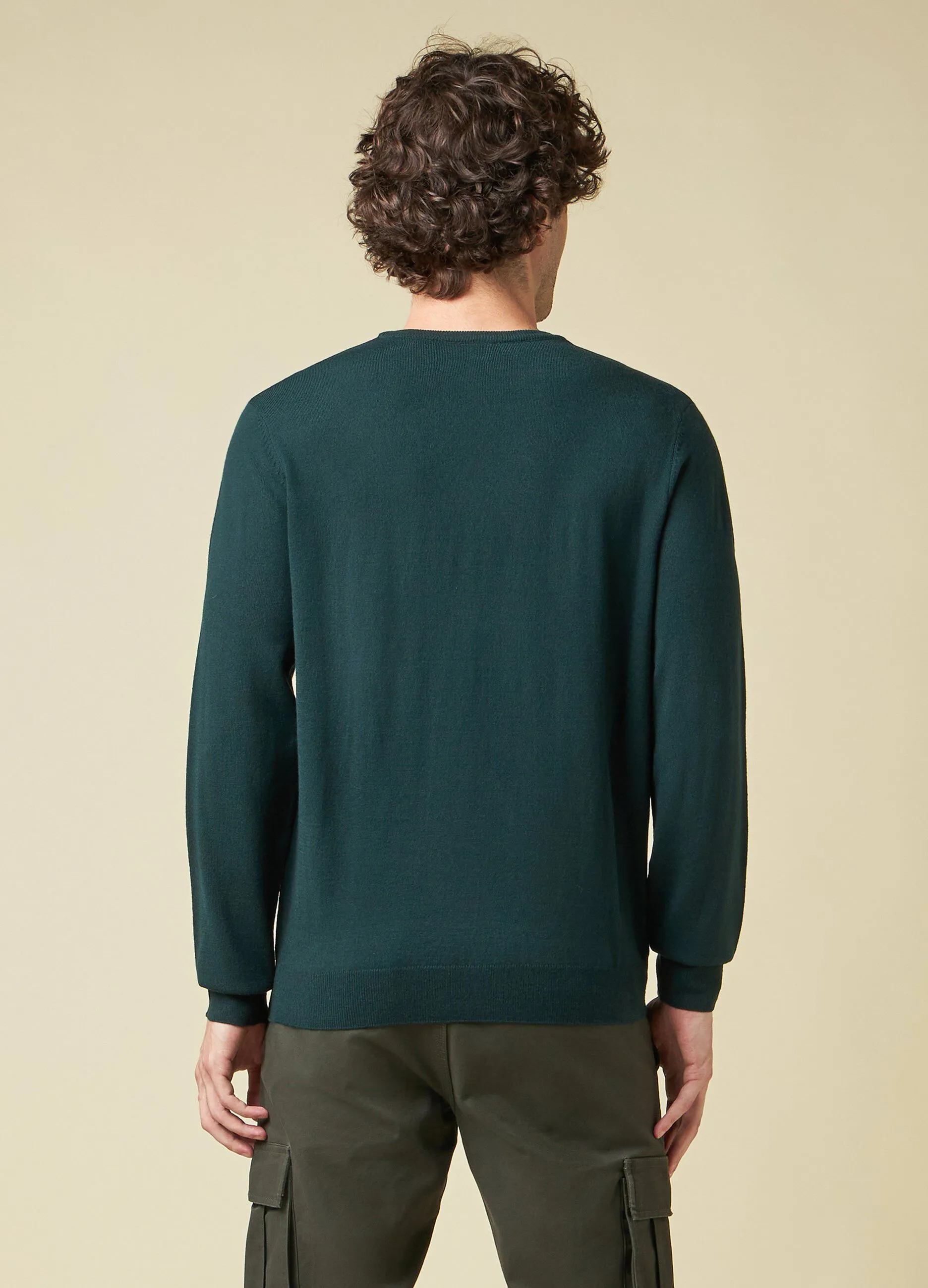 J. HART & BROS  Pullover girocollo in tricot uomo
