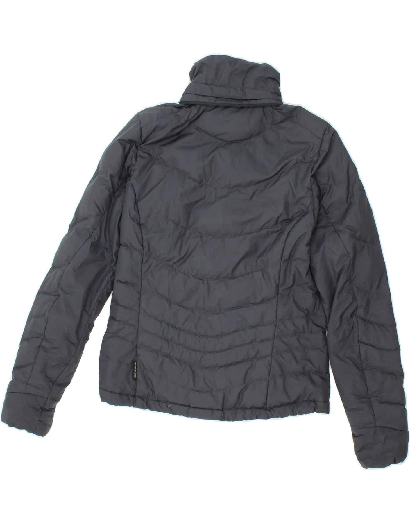 JACK WOLFSKIN Womens Padded Jacket UK 8/10 Small Grey Polyester