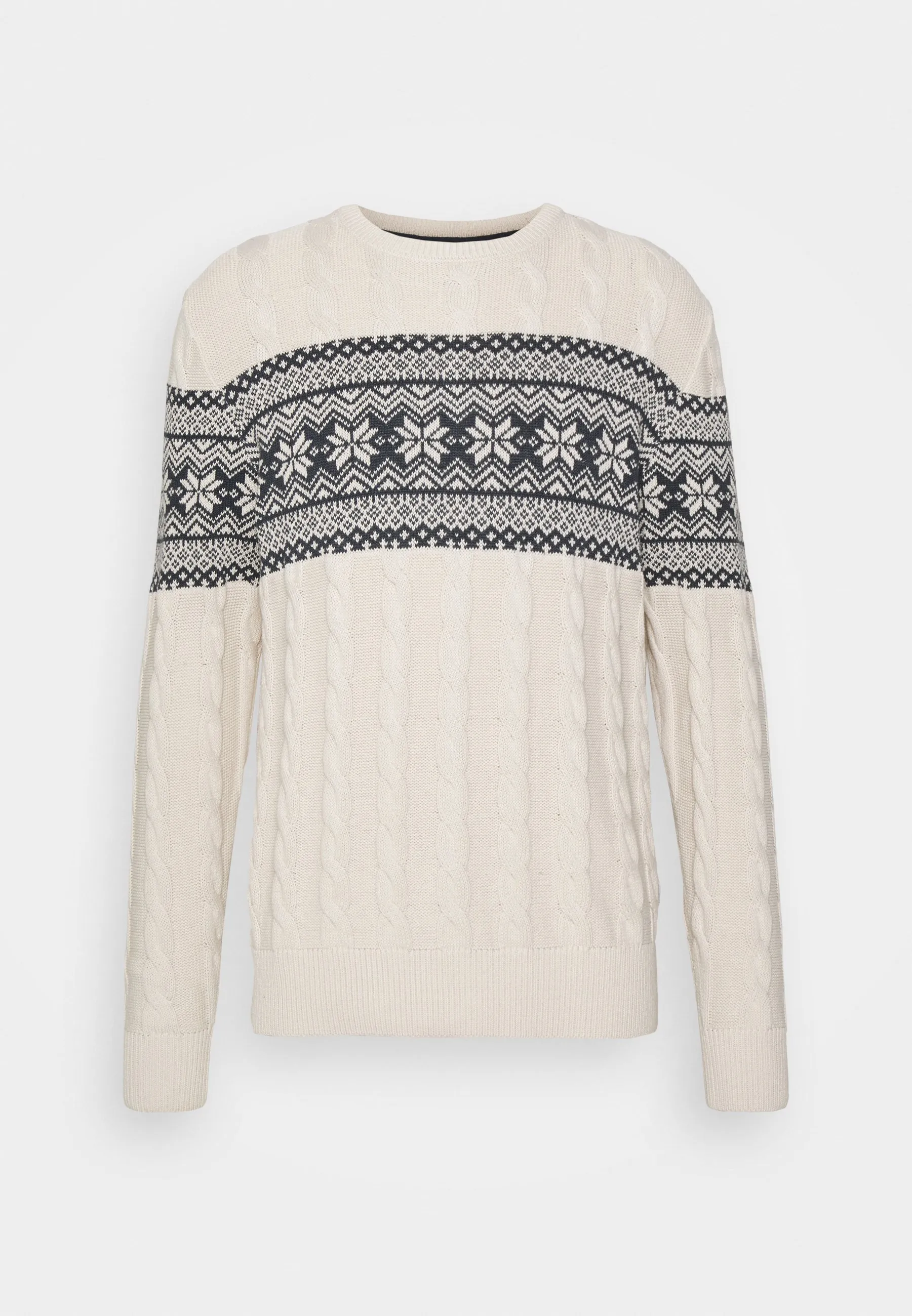 JAQUARD CABLE ONECK - Maglione