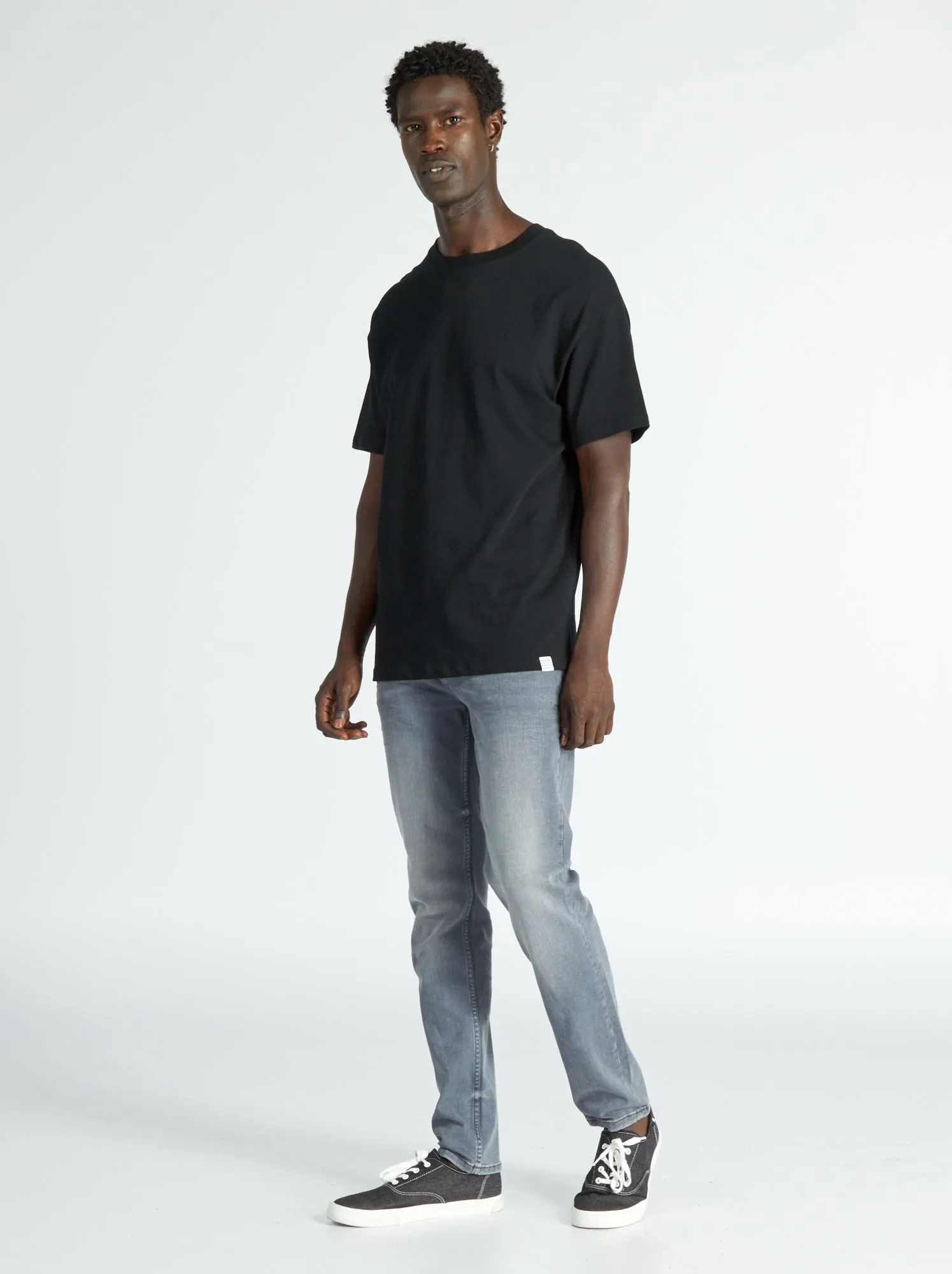 Jeans slim - L32 - GRIGIO