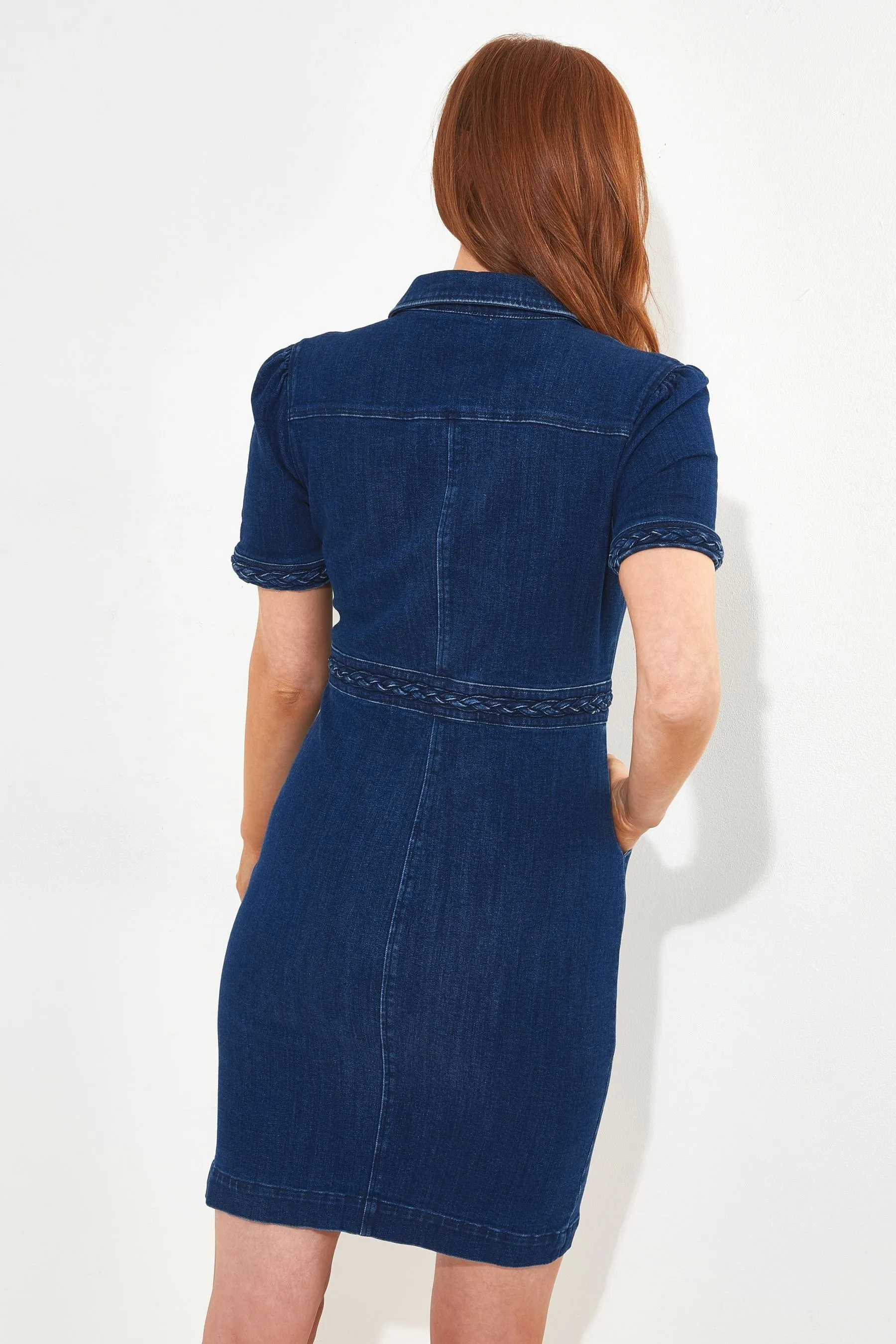 Joe Browns Petite - Abito aderente con Denim e bottoni