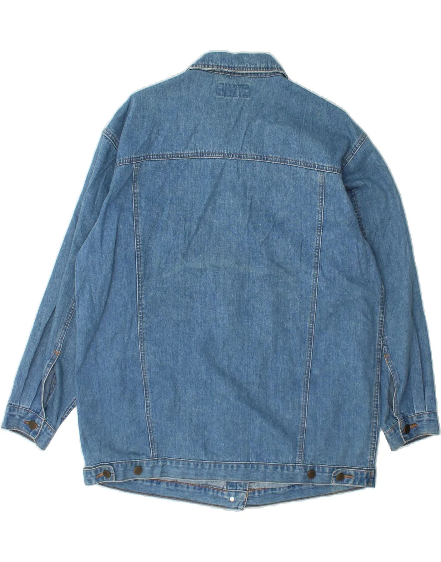 JOHN BANER Womens Big Size Oversized Denim Jacket UK 18 XL  Blue Cotton