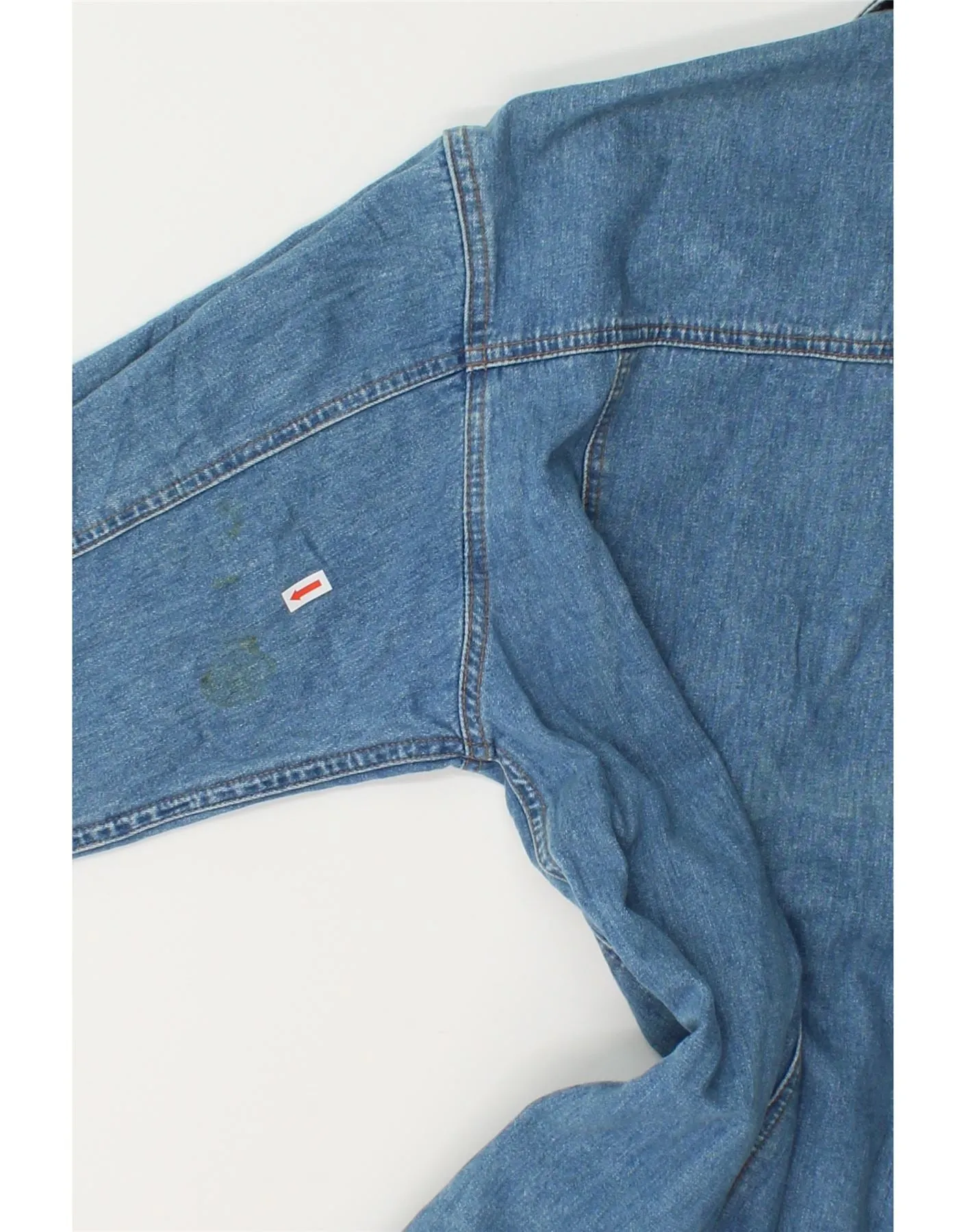 JOHN BANER Womens Big Size Oversized Denim Jacket UK 18 XL  Blue Cotton
