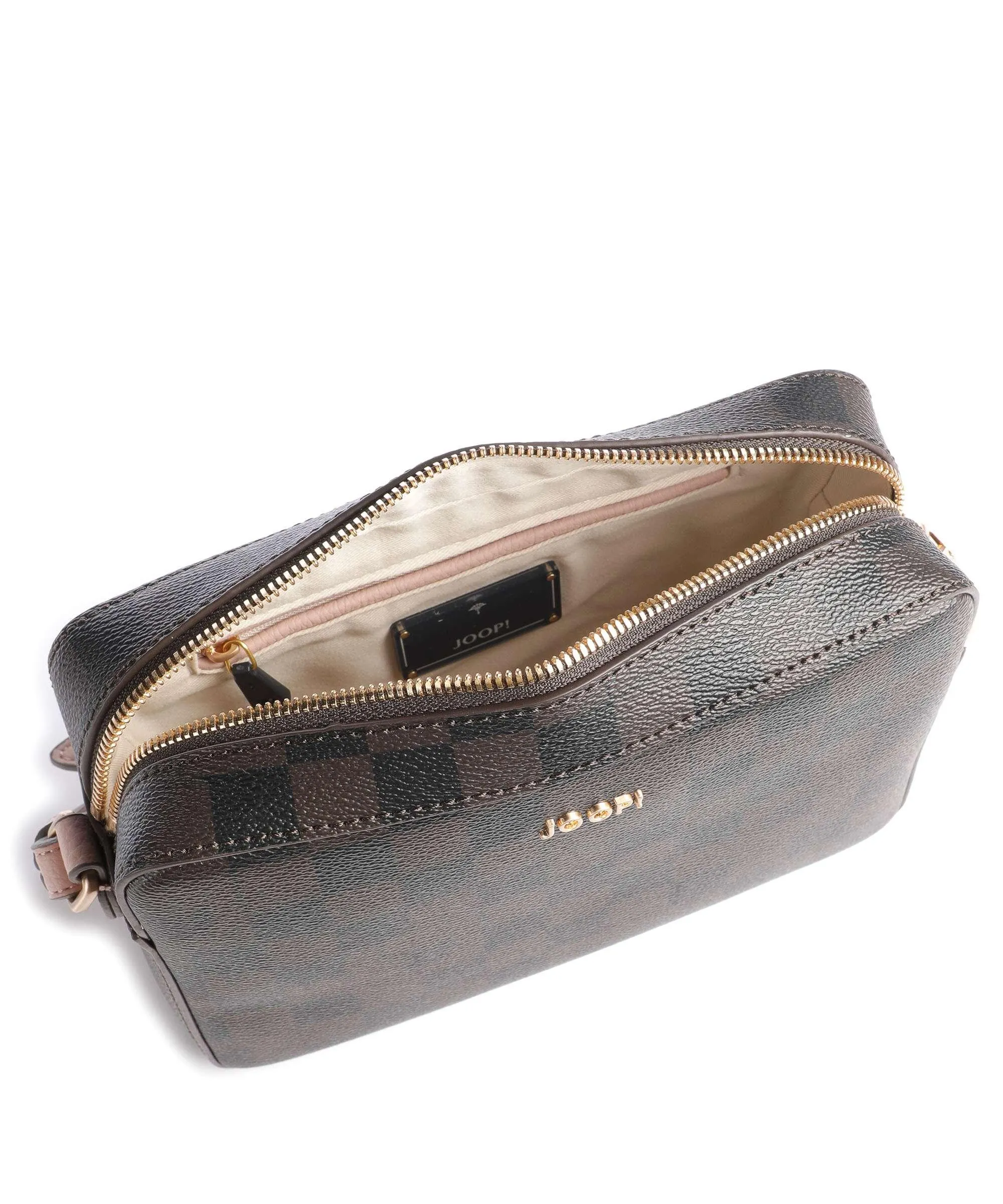  JOOP! Piazza Edition Cloe Borsa a tracolla pelle sintetica marrone scuro  