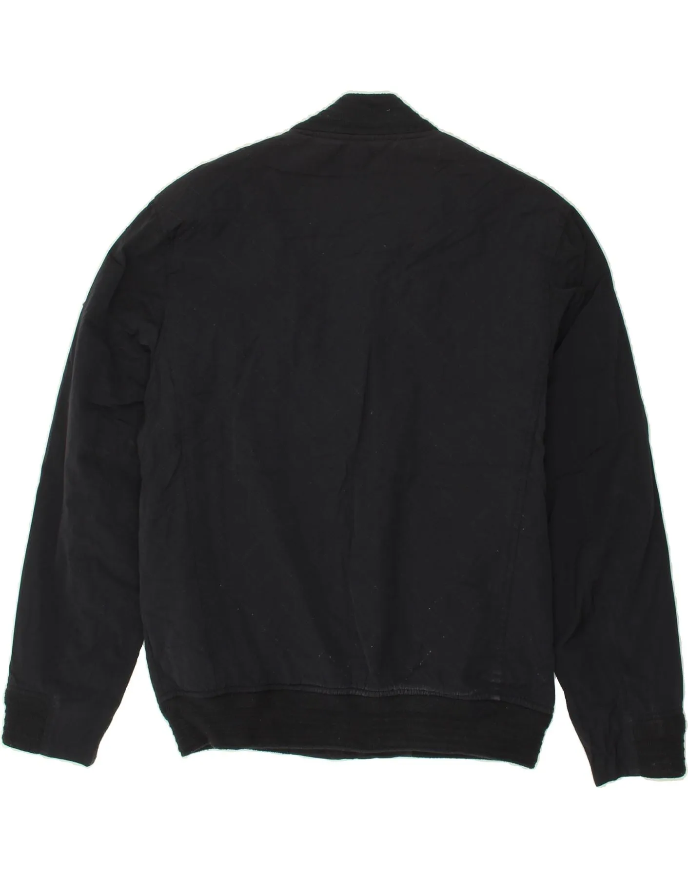 JOULES Mens Bomber Jacket Medium Navy Blue Cotton