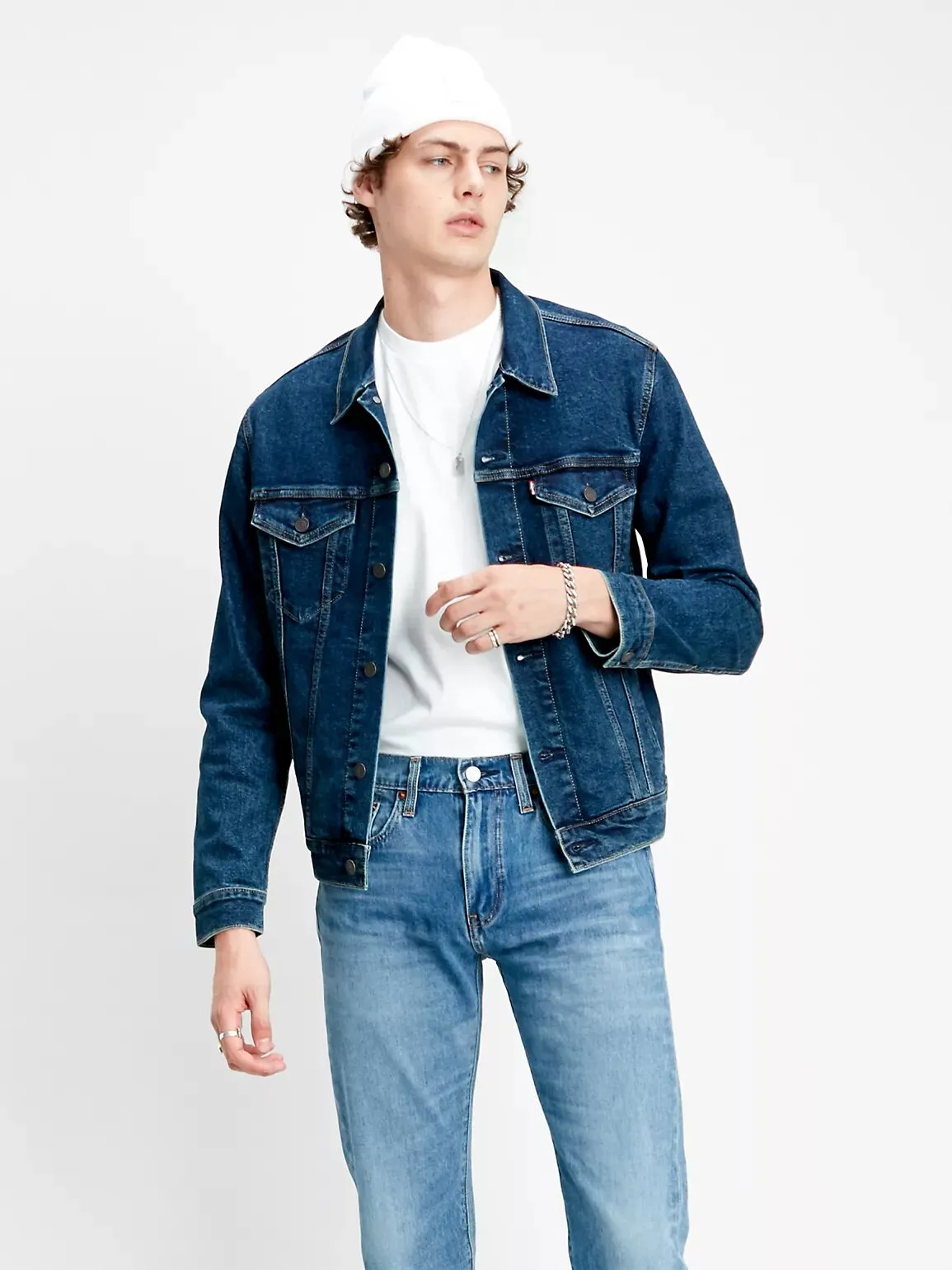 LEVI’S THE TRUCKER JACKET DARK BLUE
