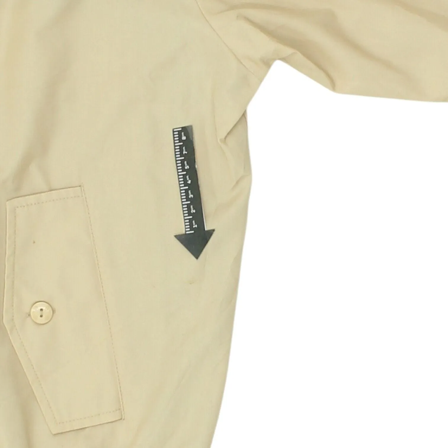 Lonsdale Mens Beige Bomber Jacket | Vintage Casual Boxing Clothing Designer VTG