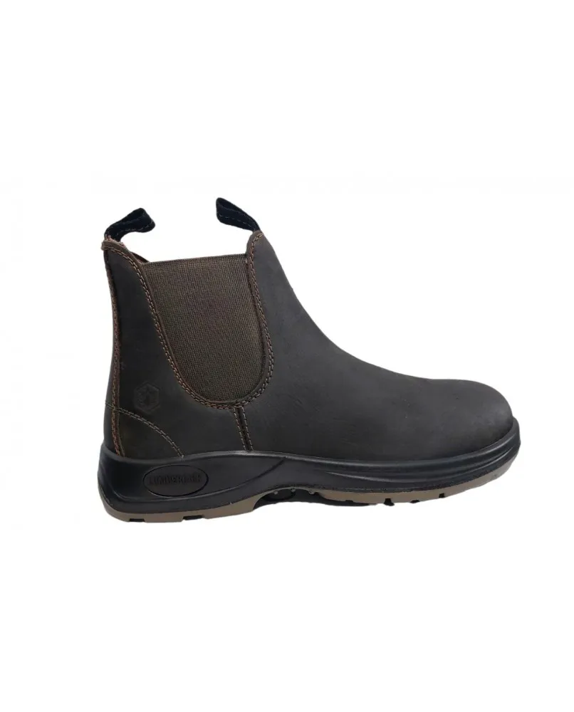 LUMBERJACK CARL SMF2113 Scarponcini Stivaletti Beatles pelle brown