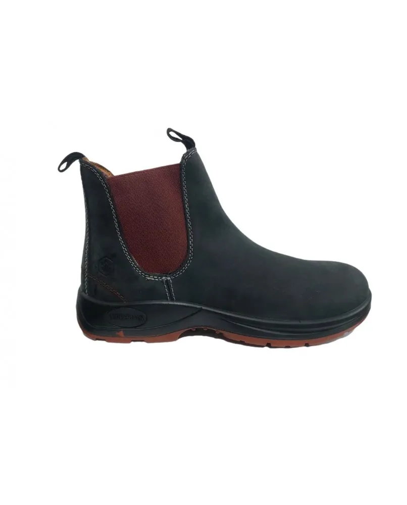 LUMBERJACK CARL SMF2113 Scarponcini Stivaletti Beatles pelle nero