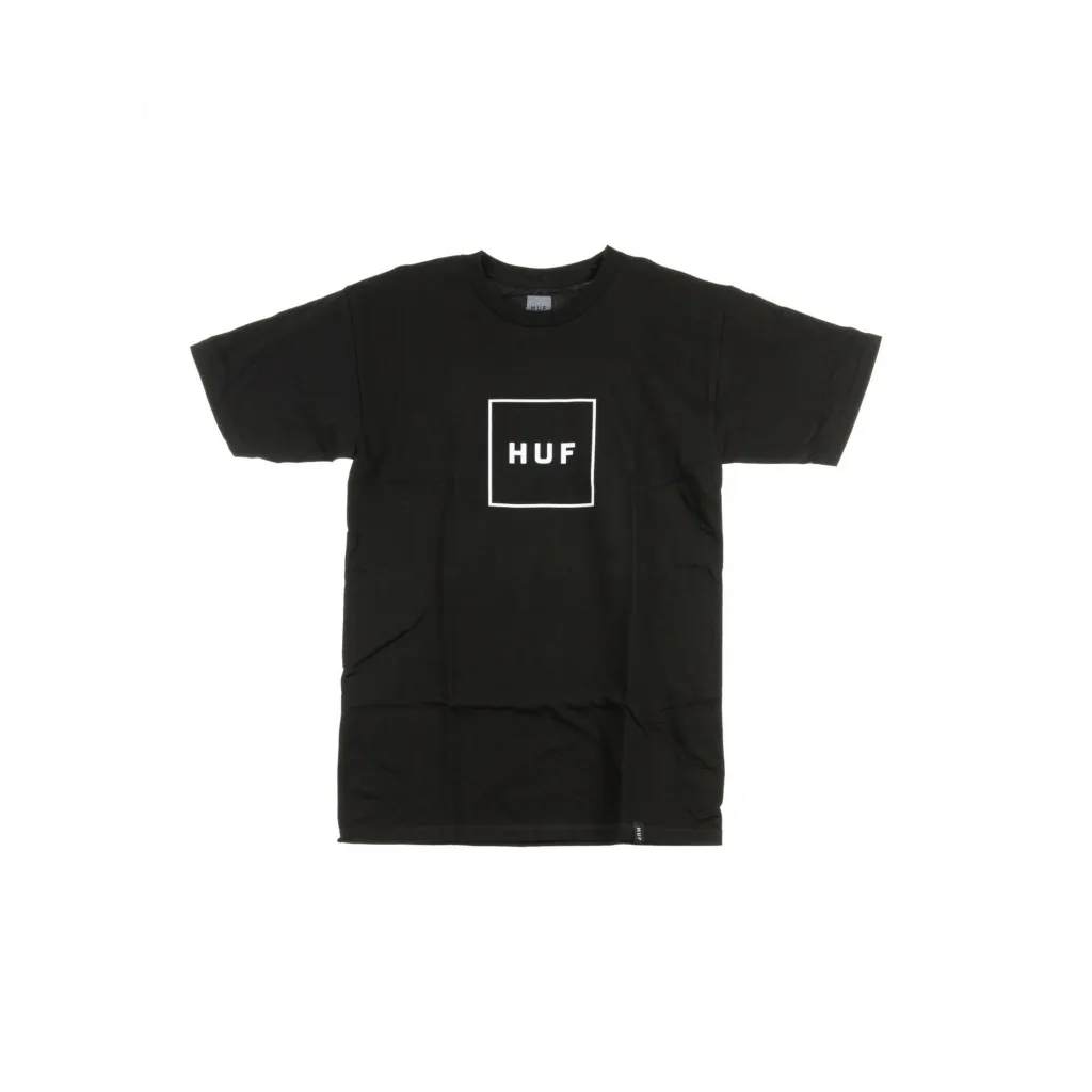 MAGLIETTA ESSENTIALS BOX LOGO BLACK