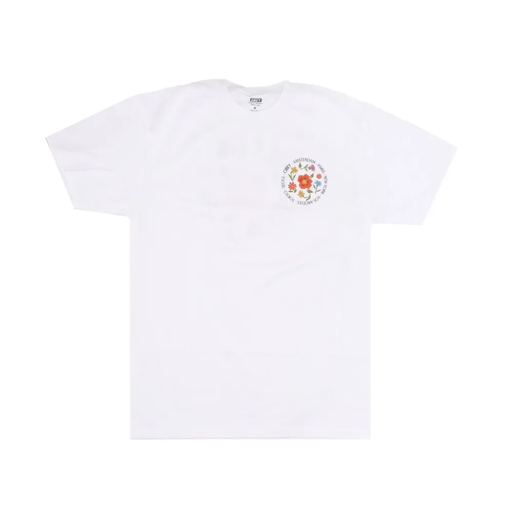 maglietta uomo city flowers classic tee WHITE