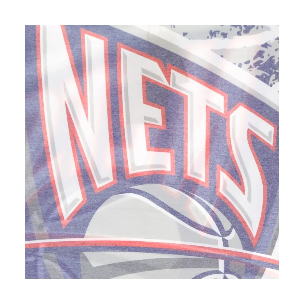 MAGLIETTA UOMO NBA JUMBOTRON TEE HARDWOOD CLASSICS NEJNET GREY/ORIGINAL TEAM COLORS