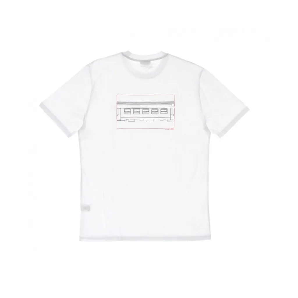 maglietta uomo treno tee x loop WHITE