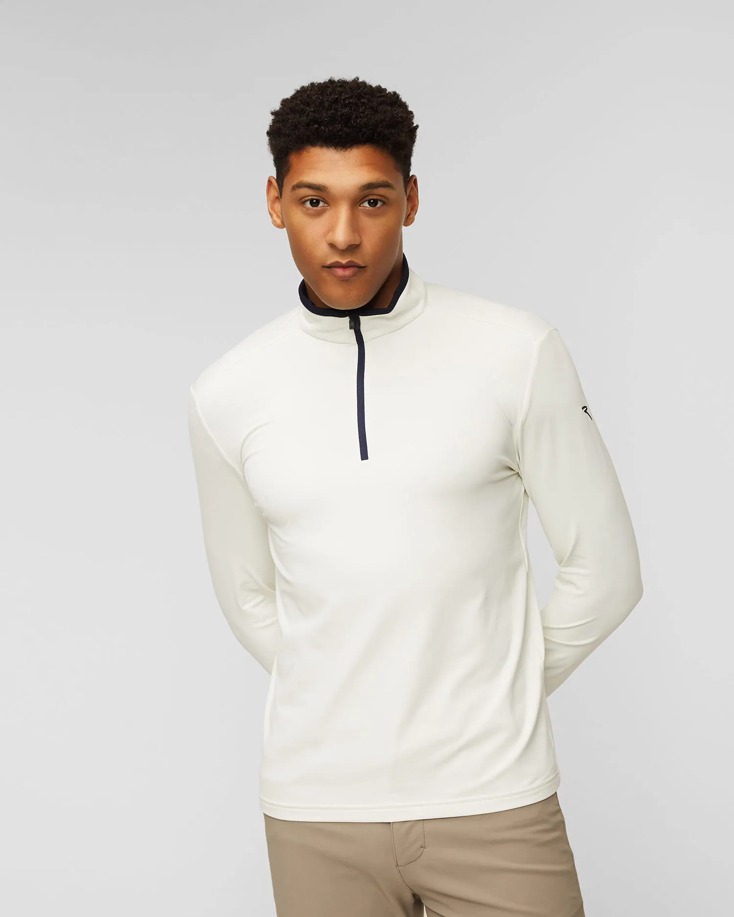 Maglione a collo alto con chiusura Chervo Toker 66121-150