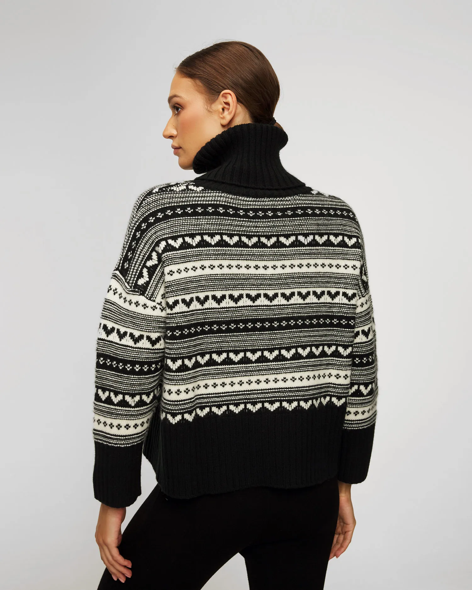 Maglione a collo alto in cashmere da donna Kujten Loulou f3035-81