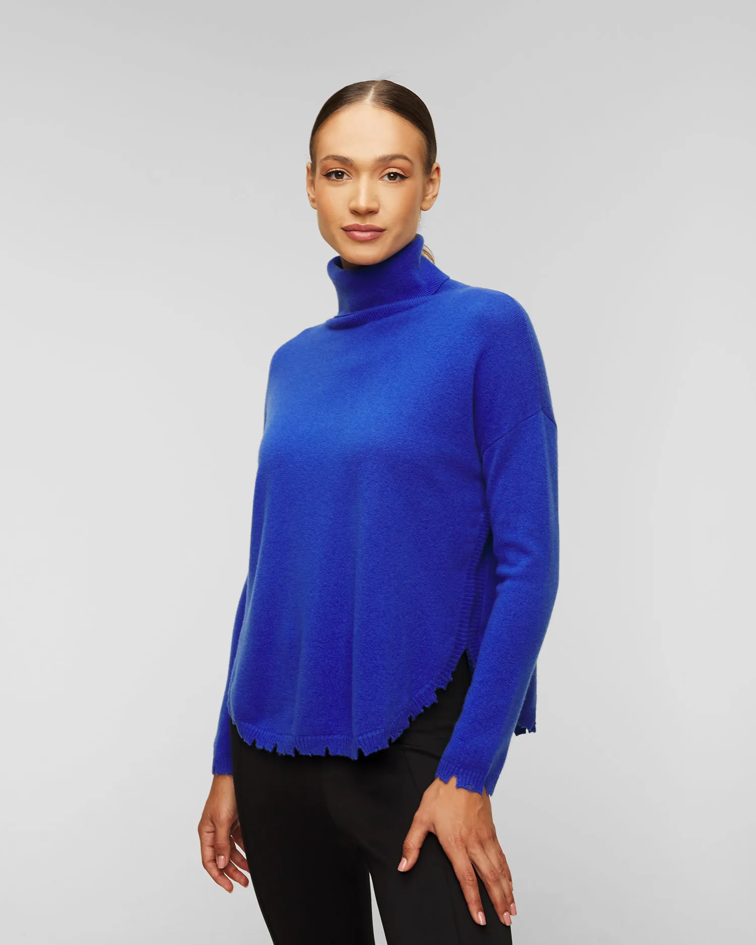 Maglione a collo alto in cashmere da donna Kujten Mavis f3102-2269