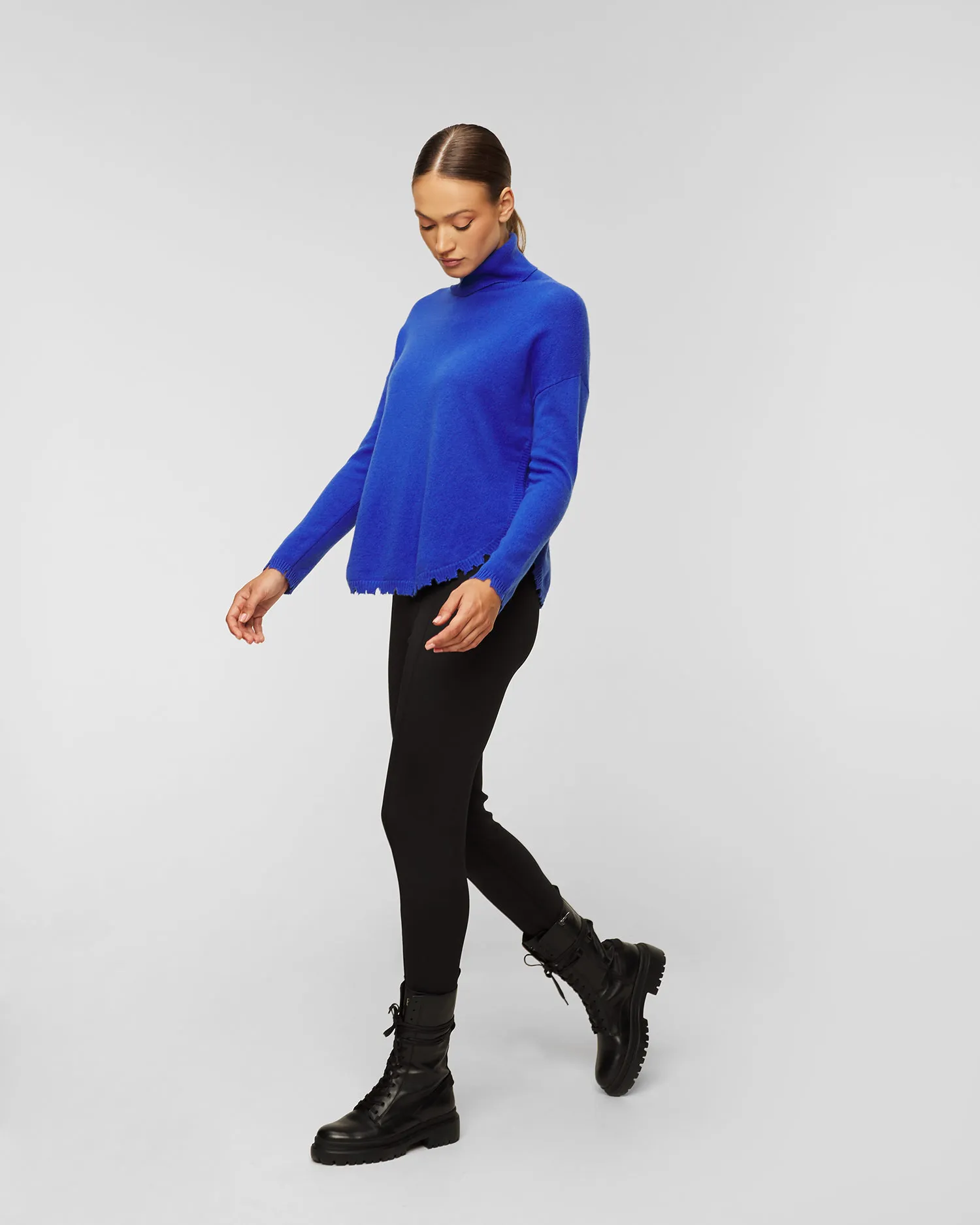 Maglione a collo alto in cashmere da donna Kujten Mavis f3102-2269