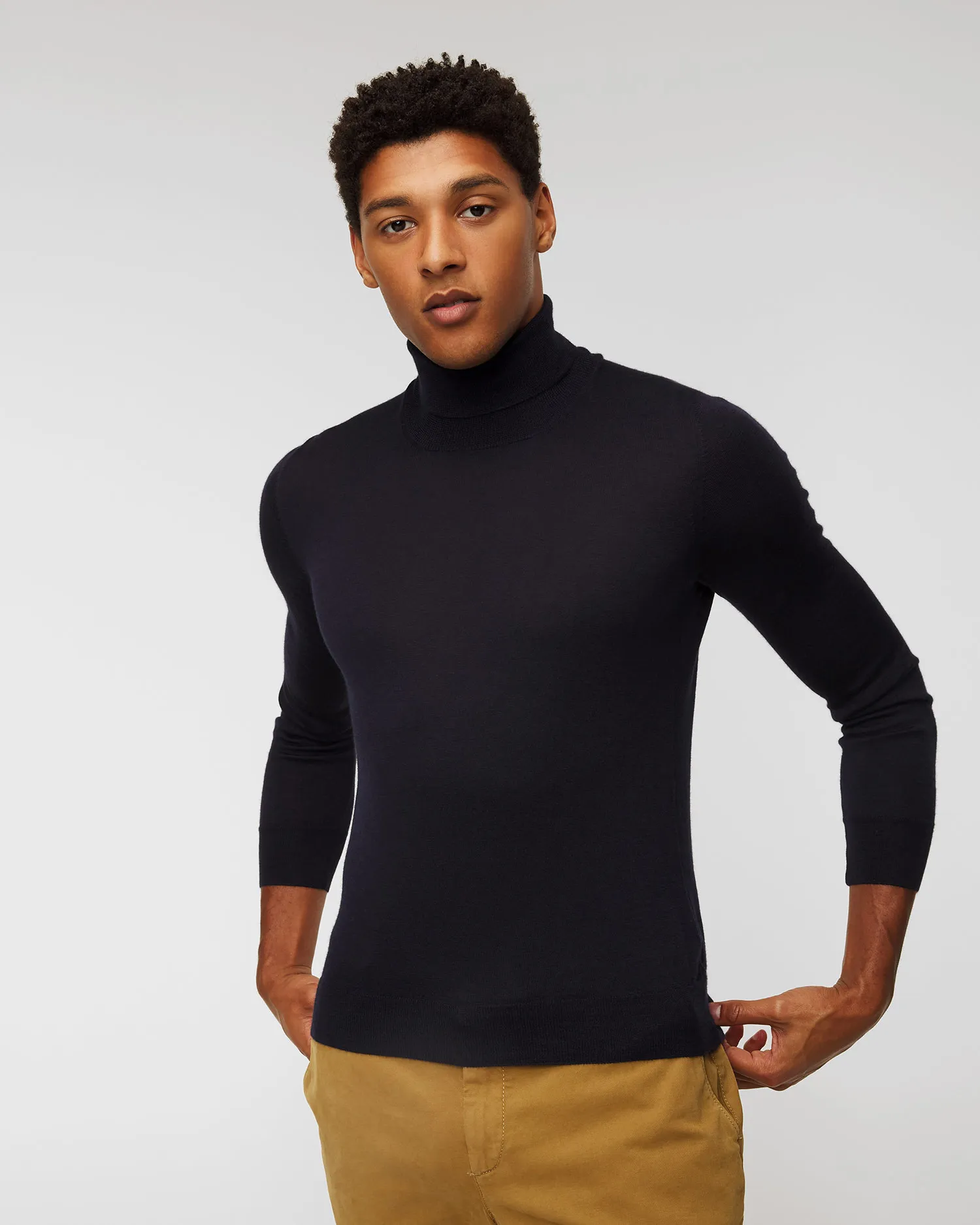 Maglione a collo alto in cashmere GRAN SASSO 1539043163-598