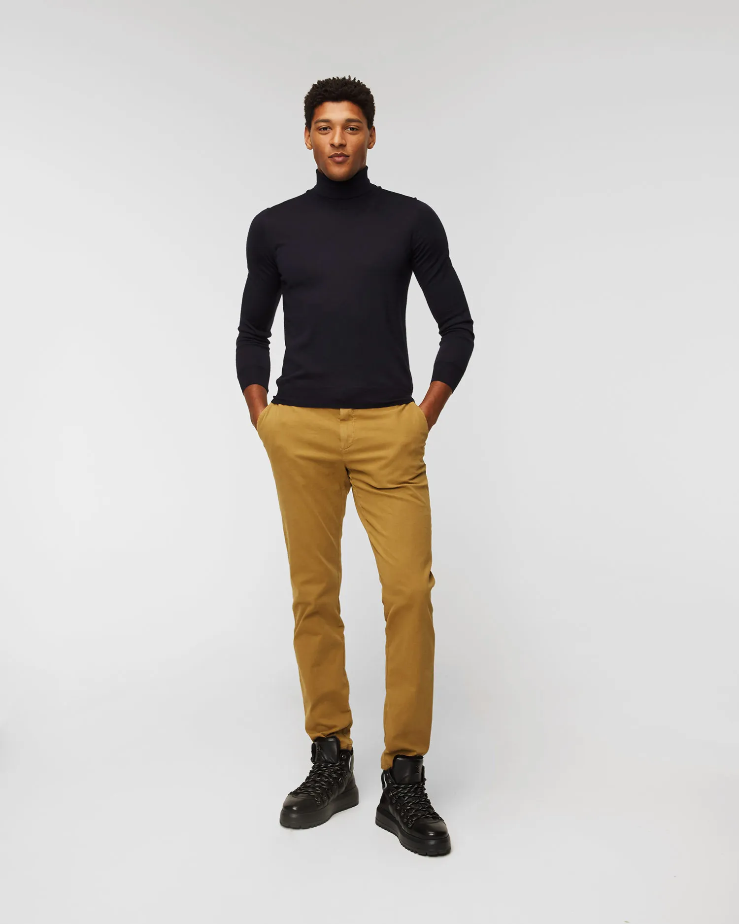 Maglione a collo alto in cashmere GRAN SASSO 1539043163-598