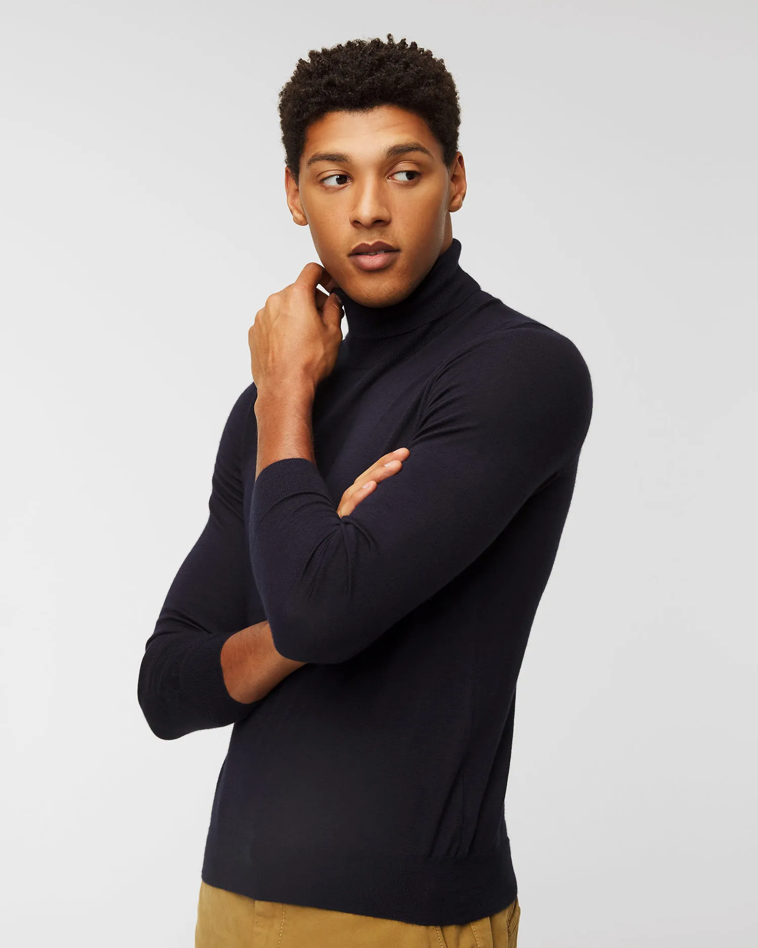 Maglione a collo alto in cashmere GRAN SASSO 1539043163-598