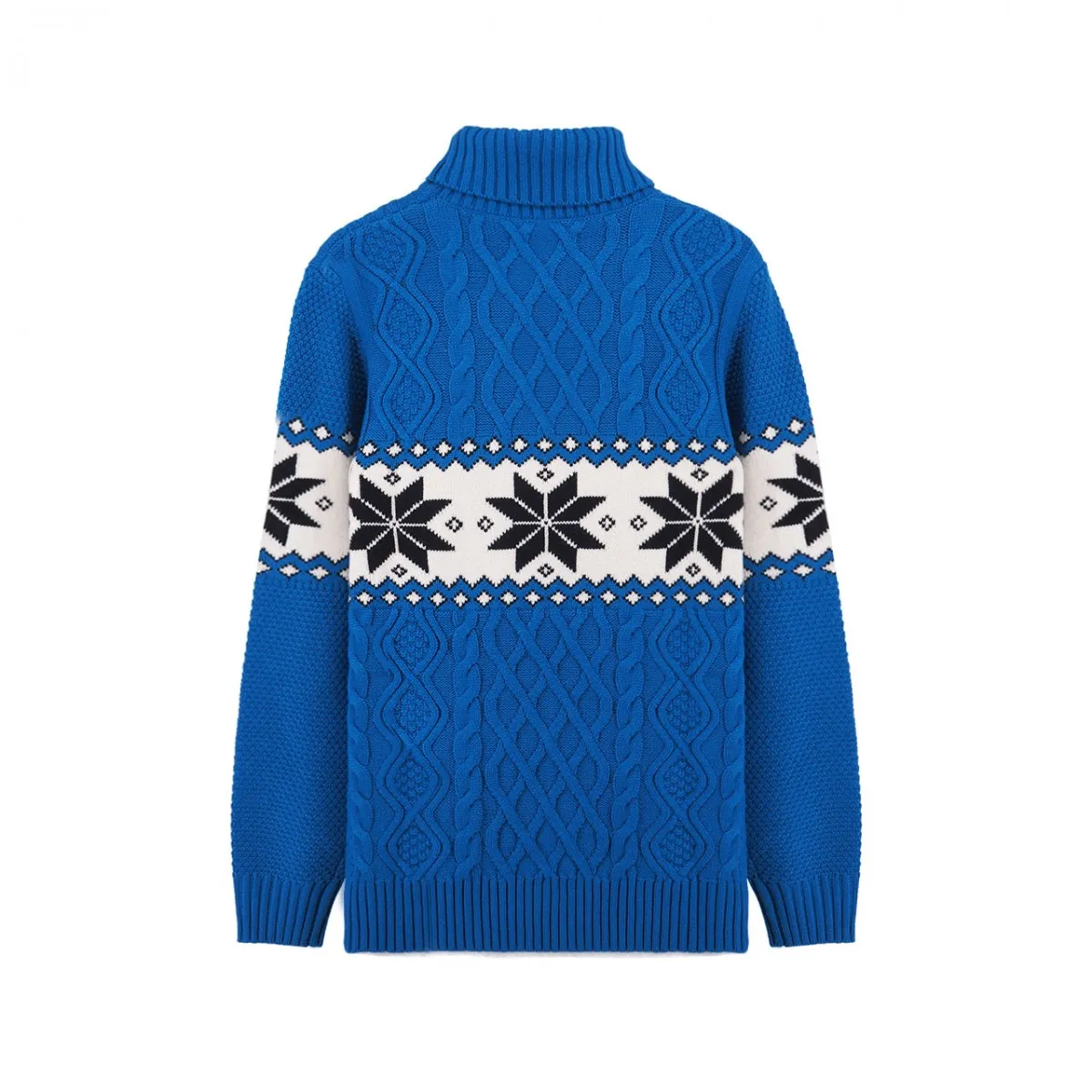 Maglione A Collo Alto Intrecciato