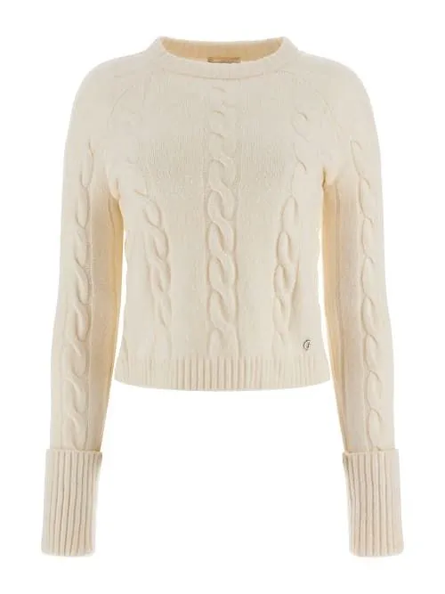 Maglione a trecce guess