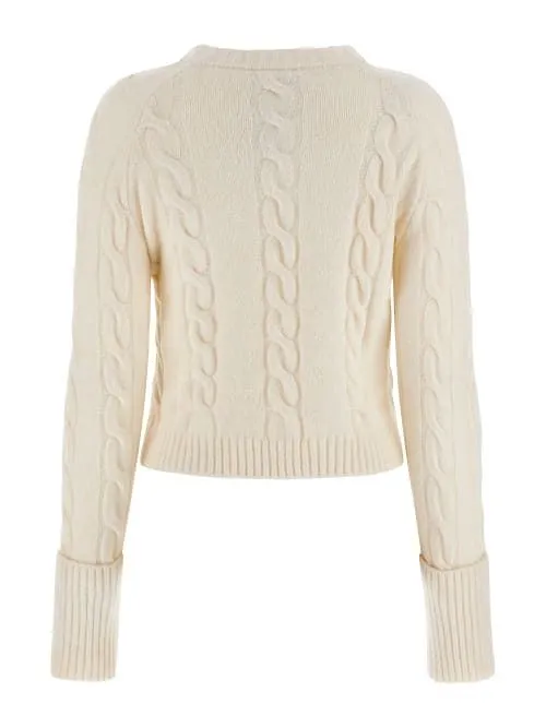 Maglione a trecce guess