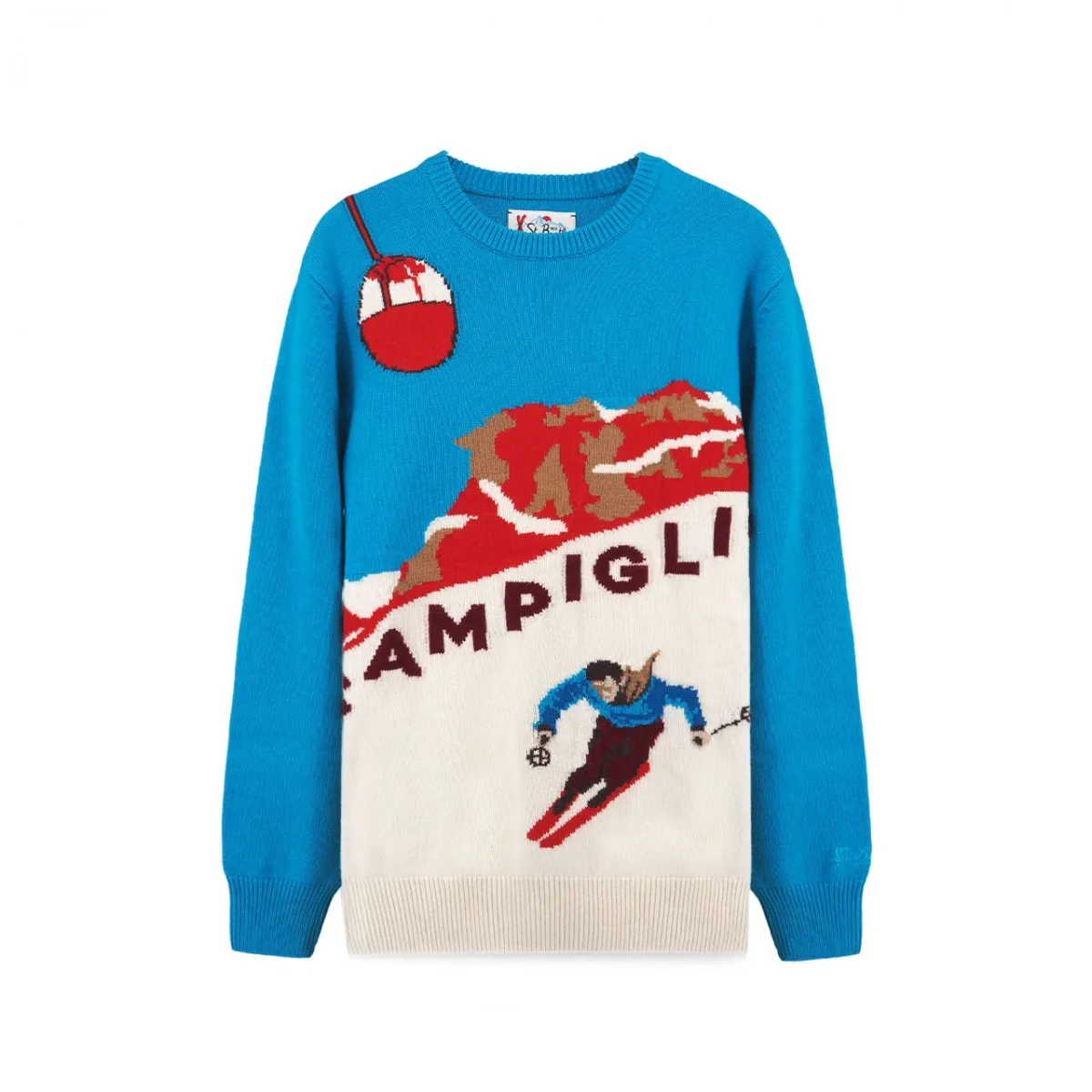 Maglione Girocollo Campiglio Postcard