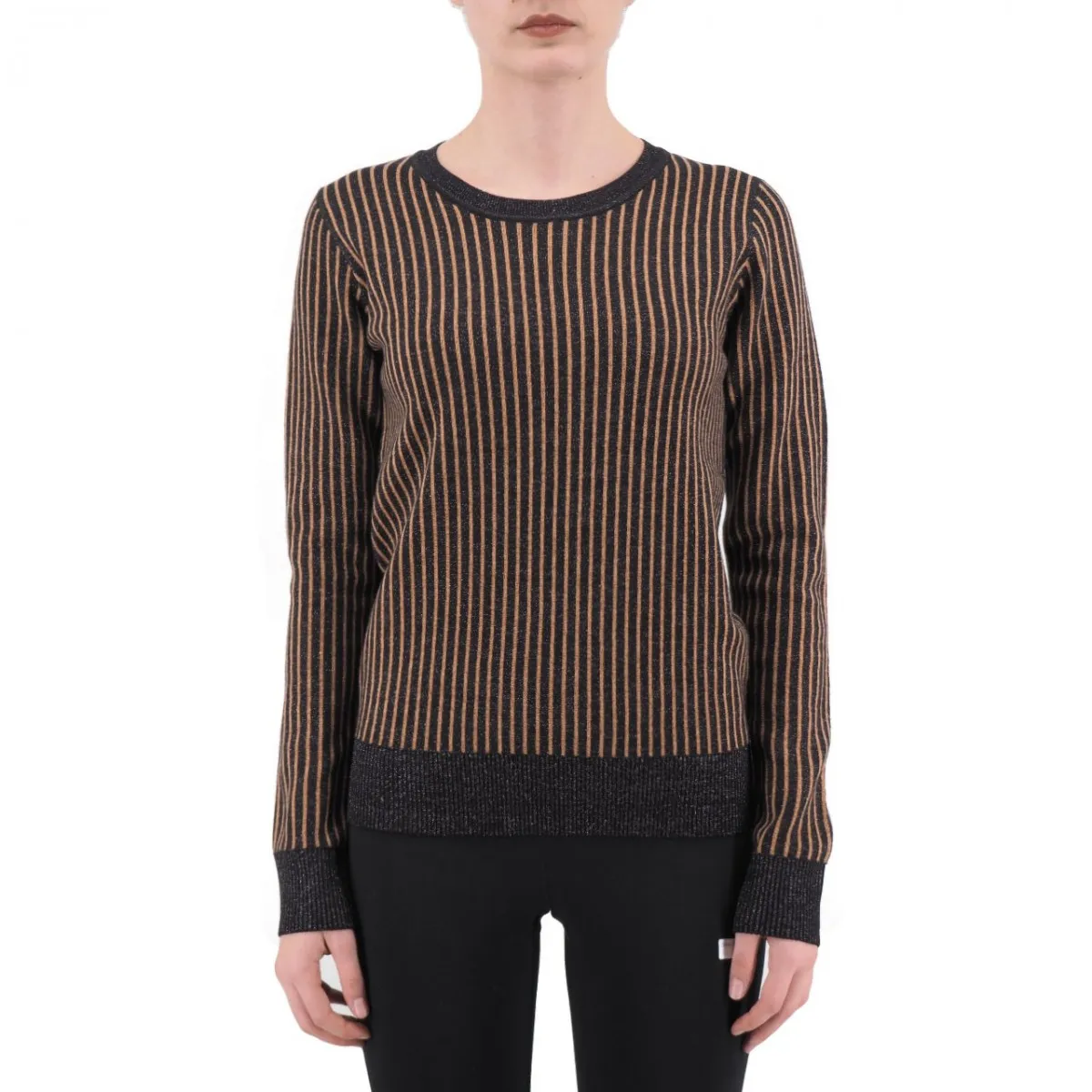 Maglione In Lurex, Nero