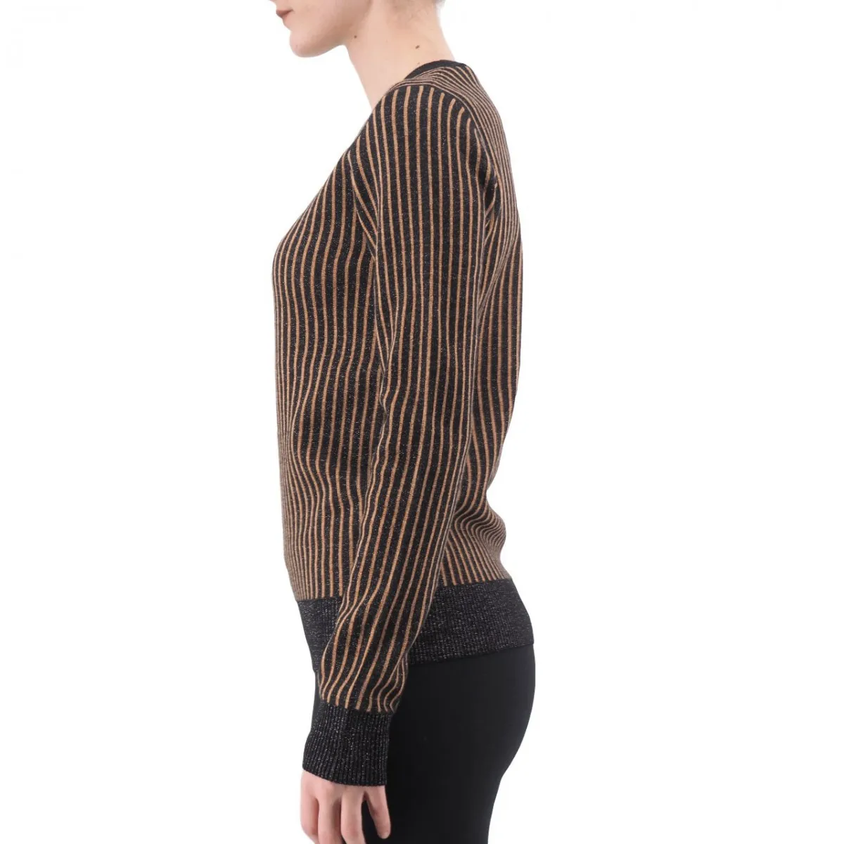 Maglione In Lurex, Nero