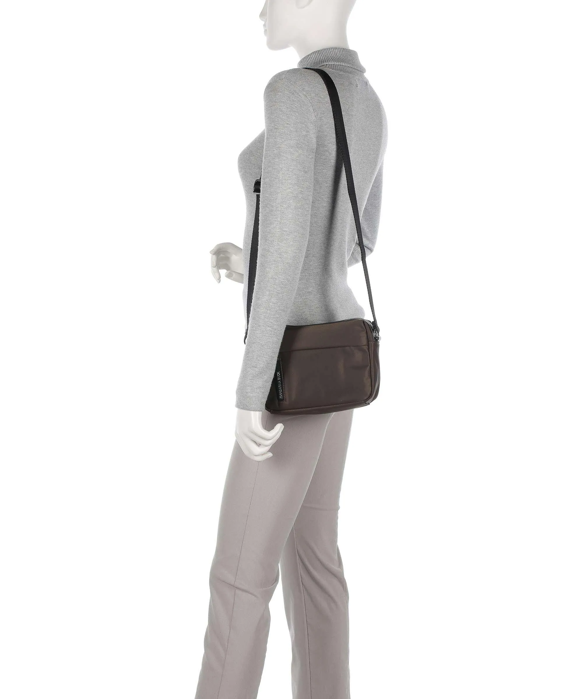  Mandarina Duck Hunter Borsa a tracolla nylon marrone scuro  