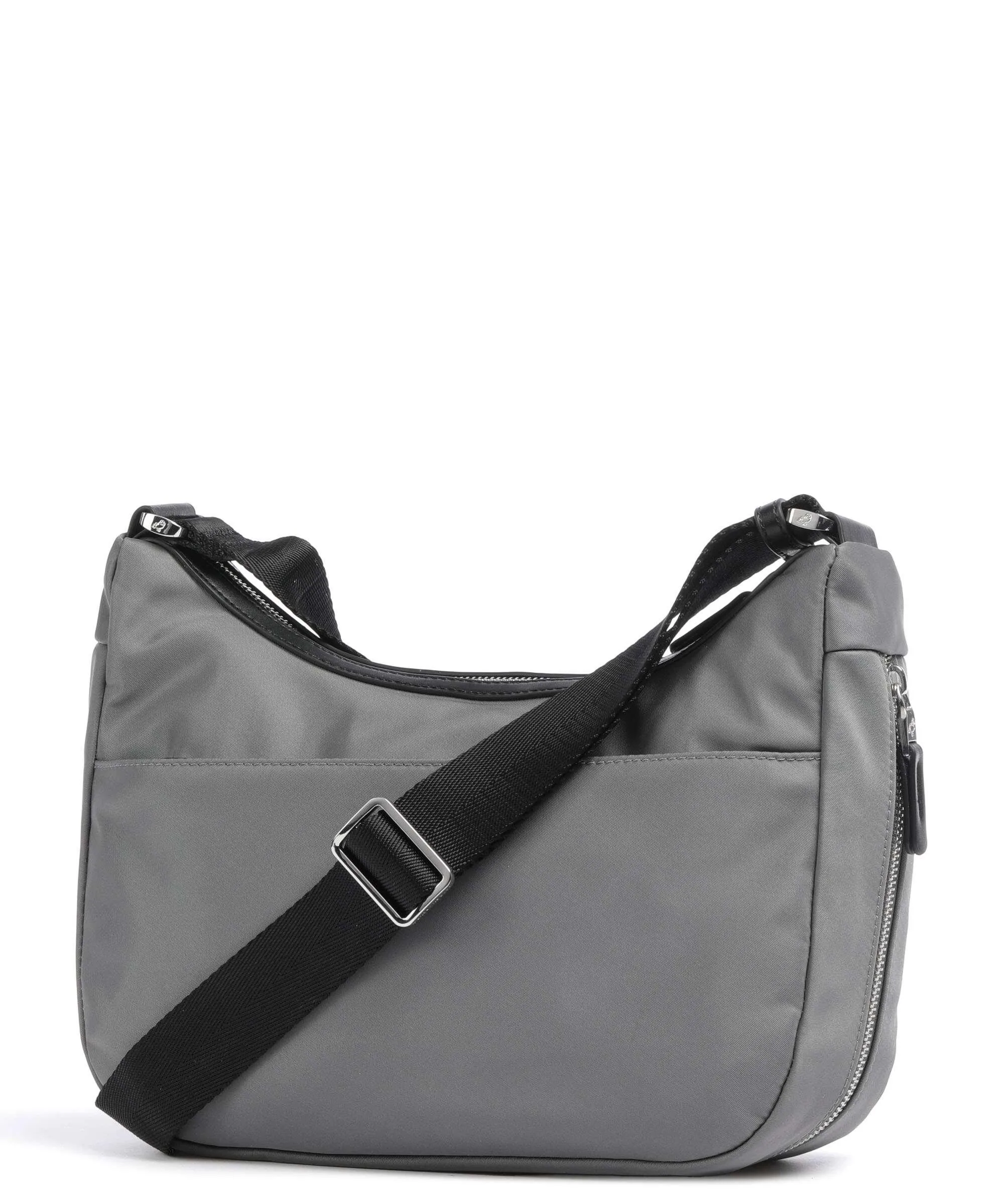  Mandarina Duck Hunter Borsa hobo nylon grigio  