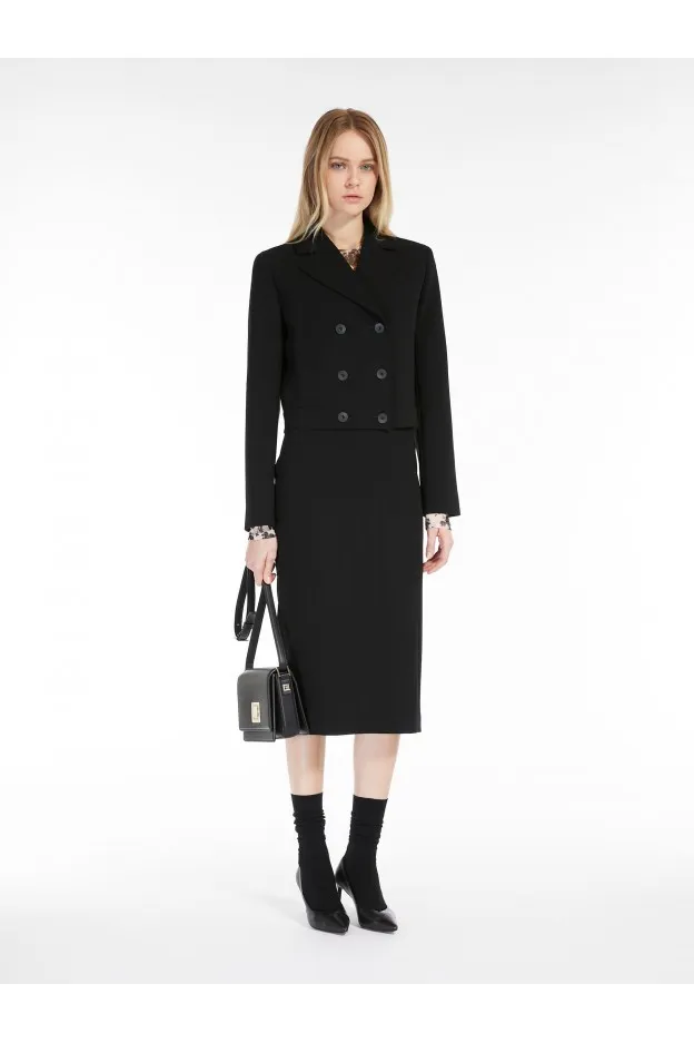 Max Mara Canditi Gonna Tubino In Cady