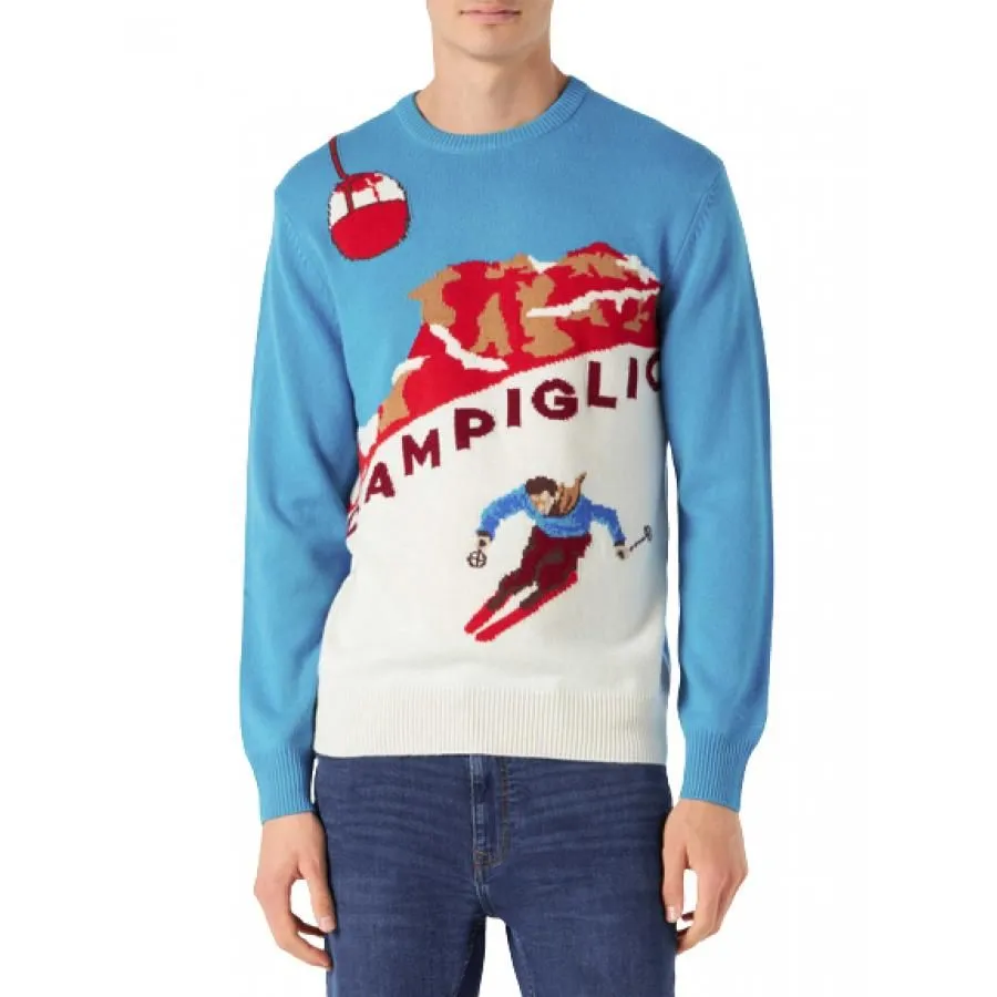 Mc2 Saint Barth Maglione Con Cartolina Di Campiglio