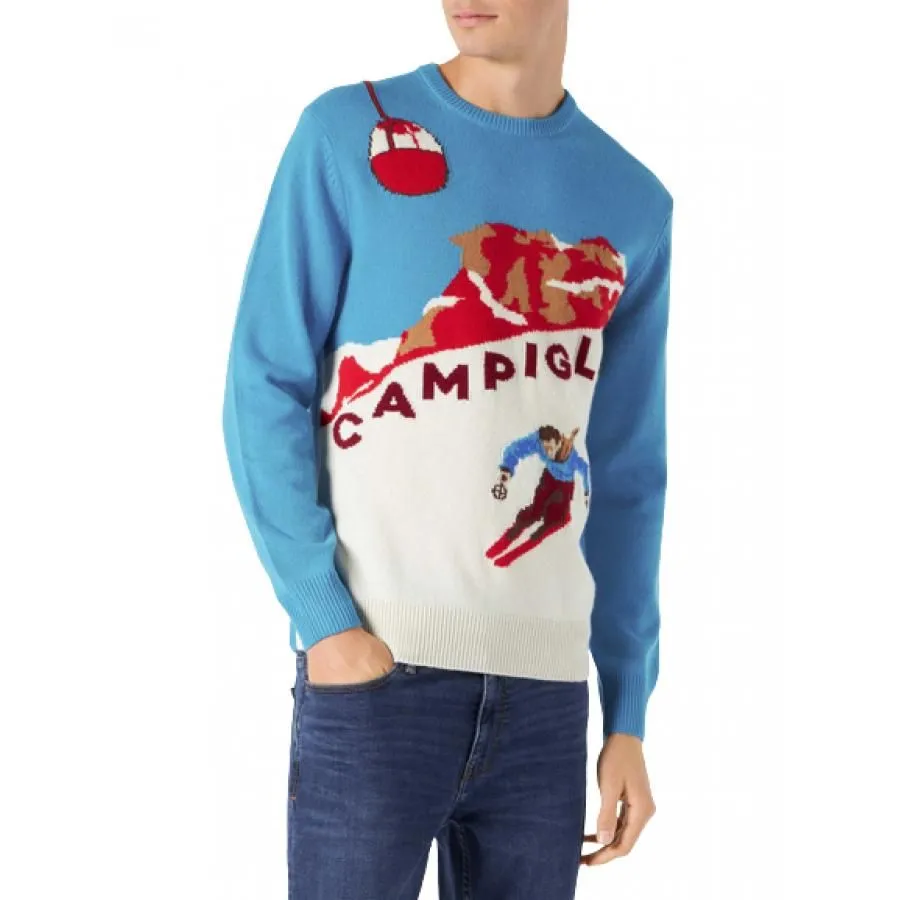 Mc2 Saint Barth Maglione Con Cartolina Di Campiglio