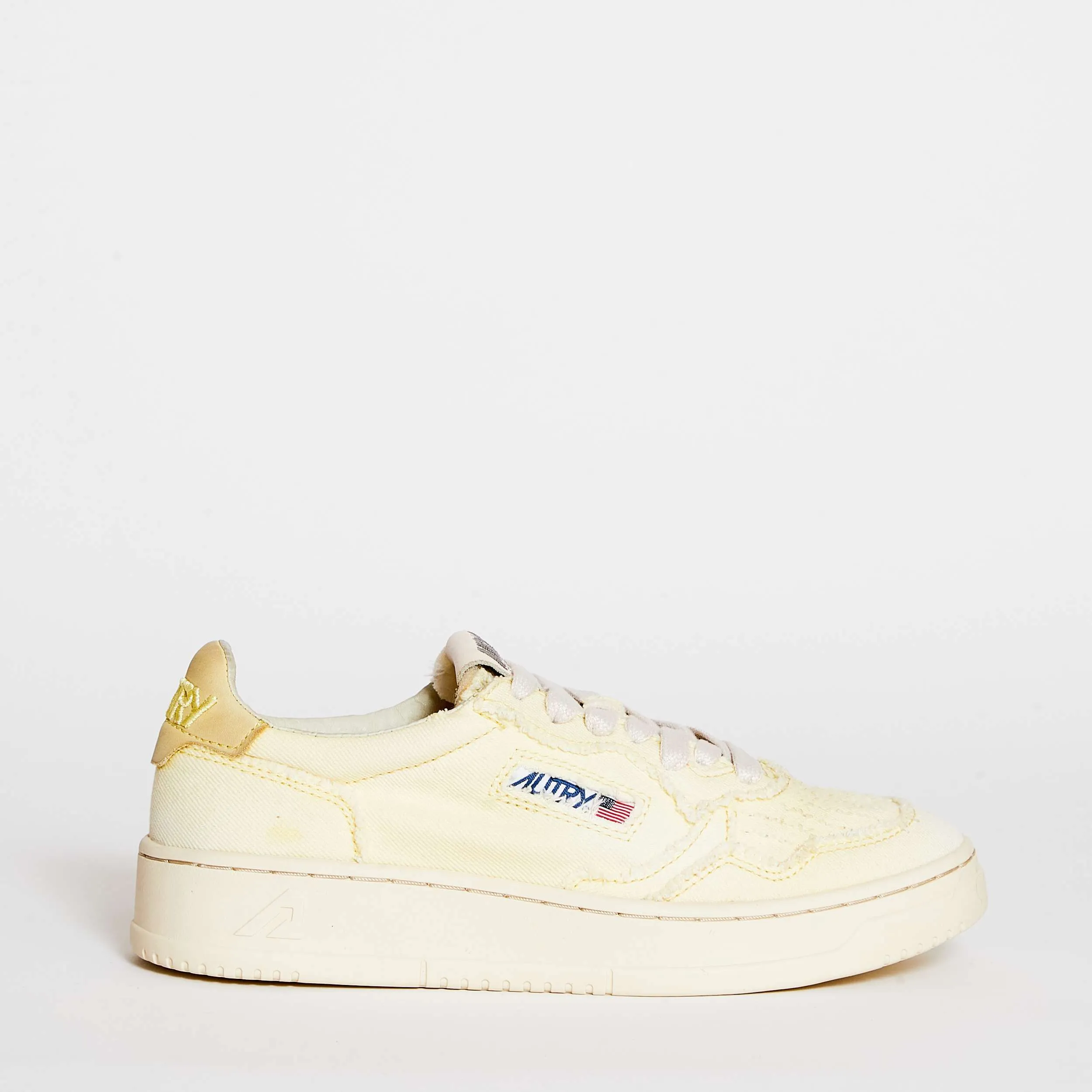 Medalist Low Sneakers Yellow Canvas
