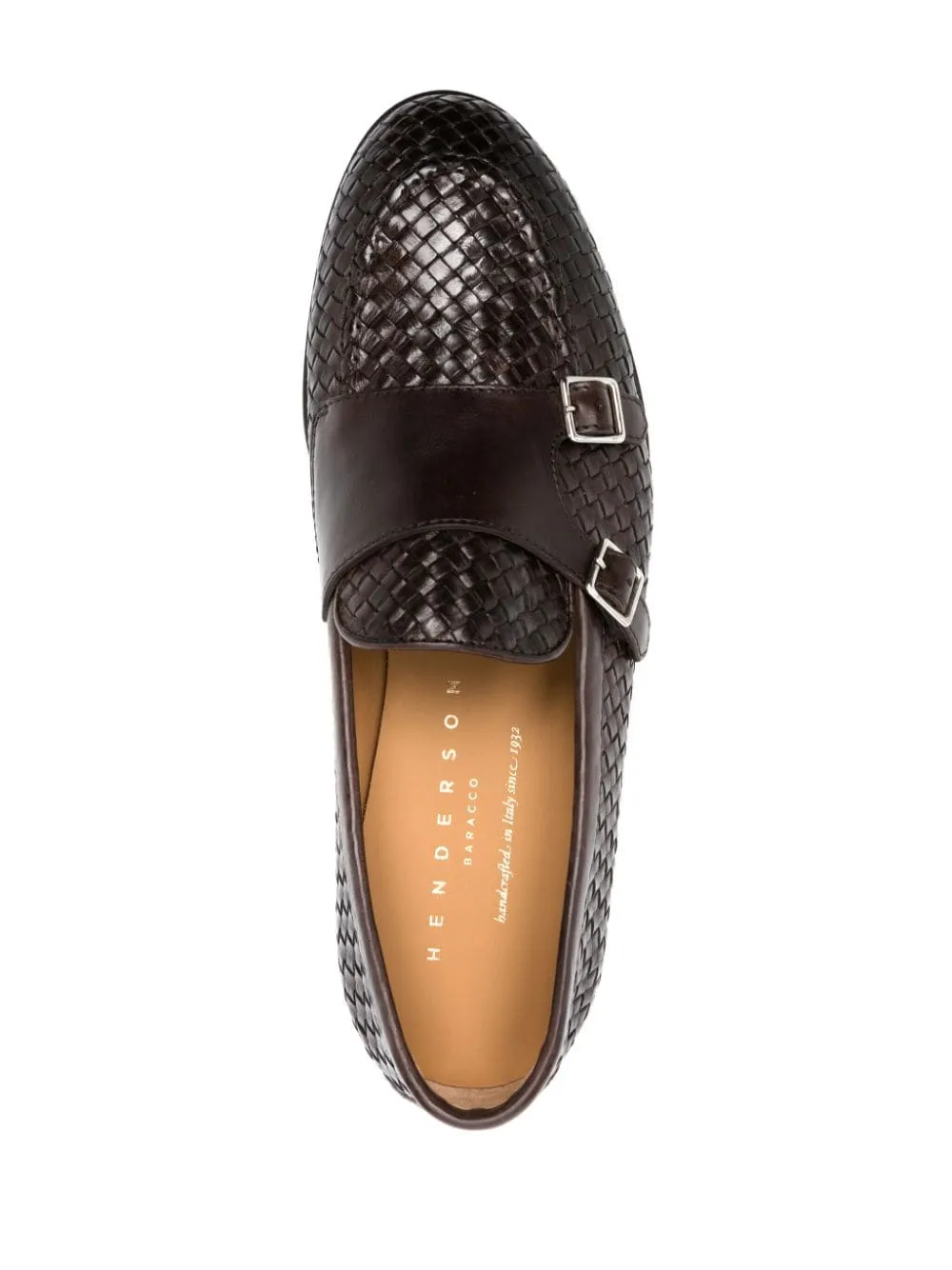 Mocassini con fibbia in marrone - uomo