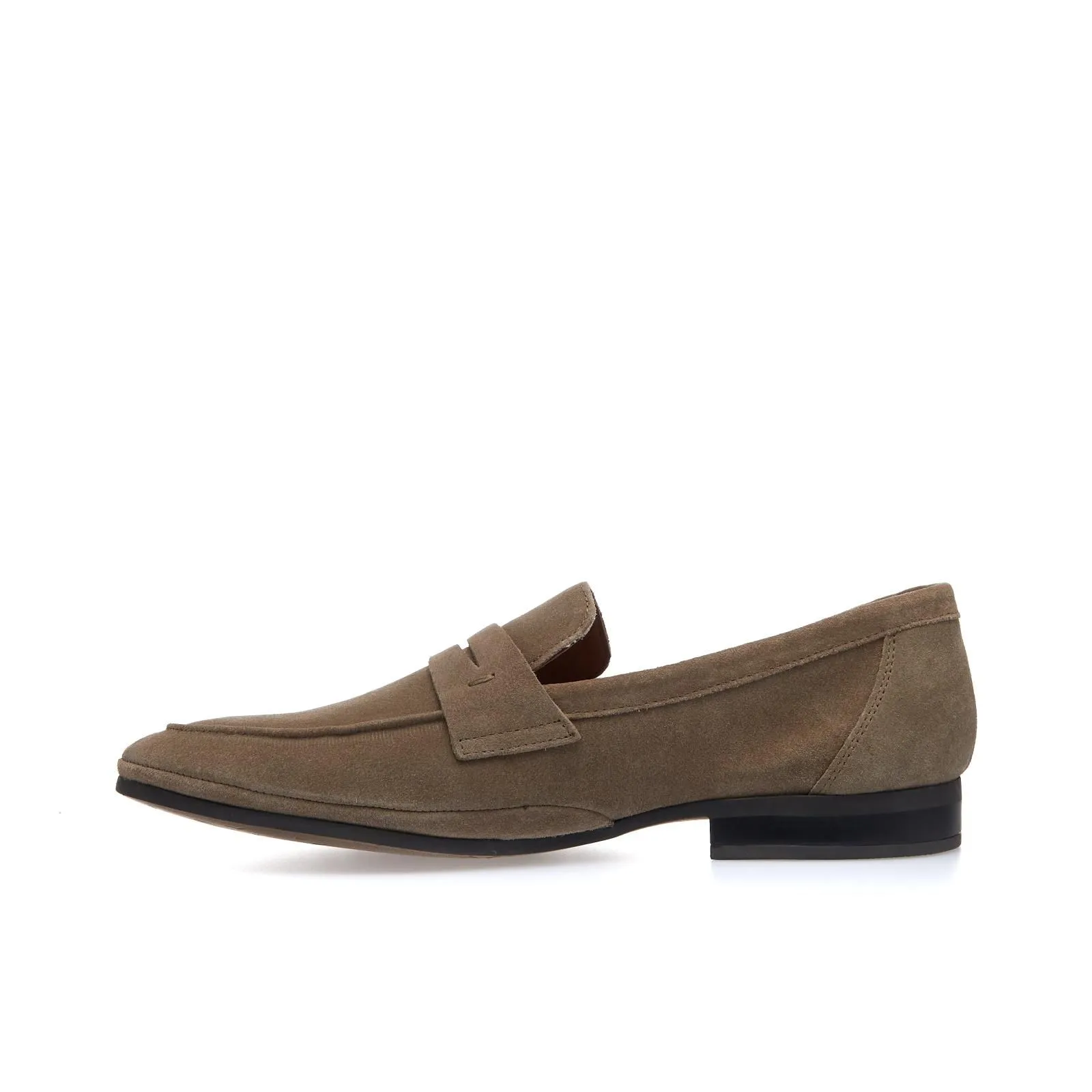 Mocassini eleganti marrone chiaro in suede