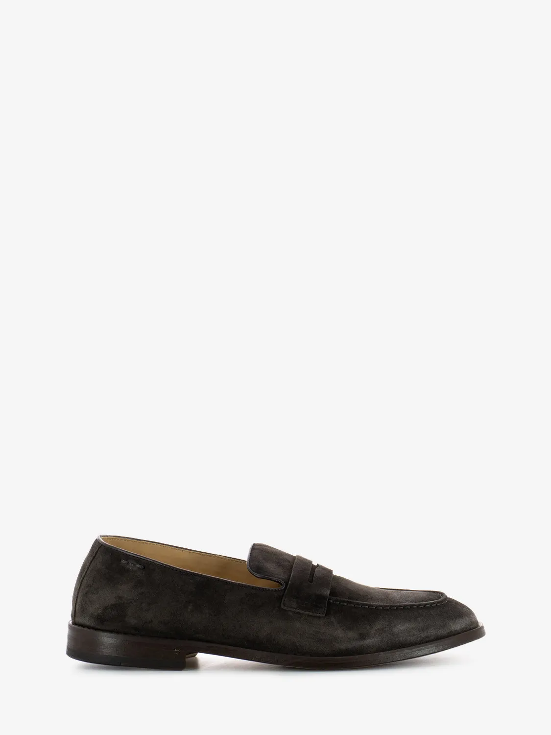 Mocassini in suede testa di moro