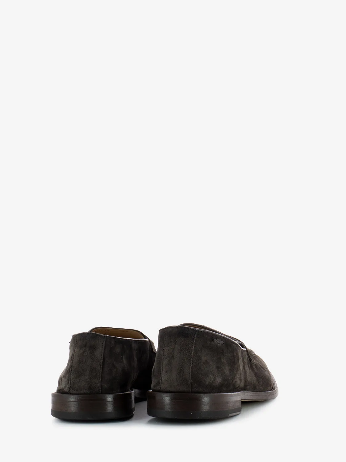 Mocassini in suede testa di moro